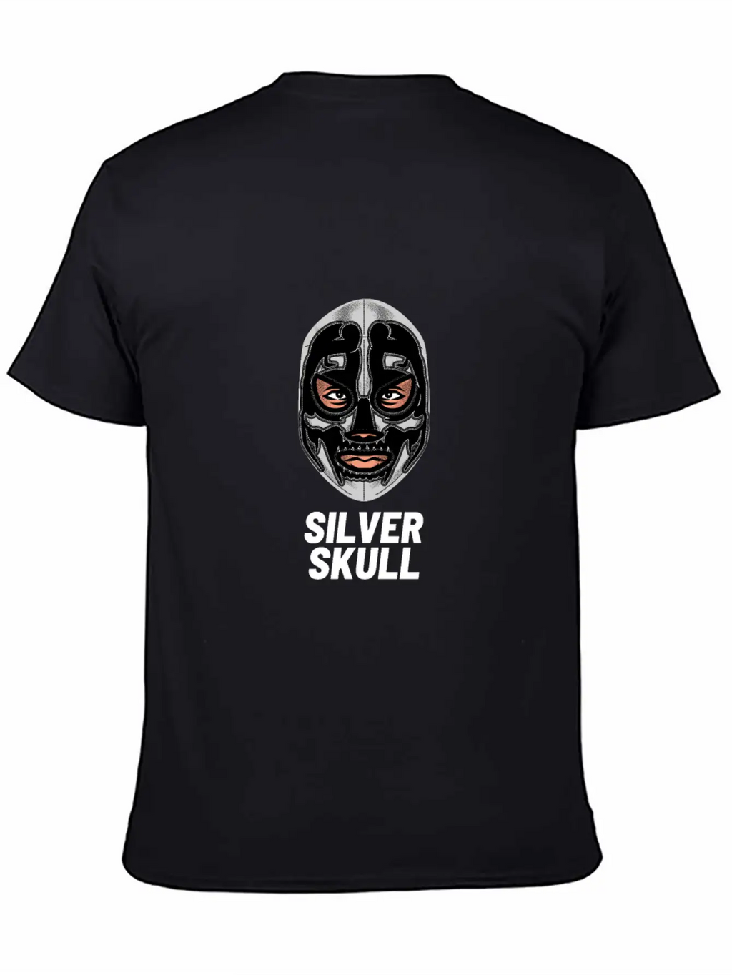 Silver Skull Wrestling T-Shirt Essential Cotton Tee For Daily Outfits – Unisex Style