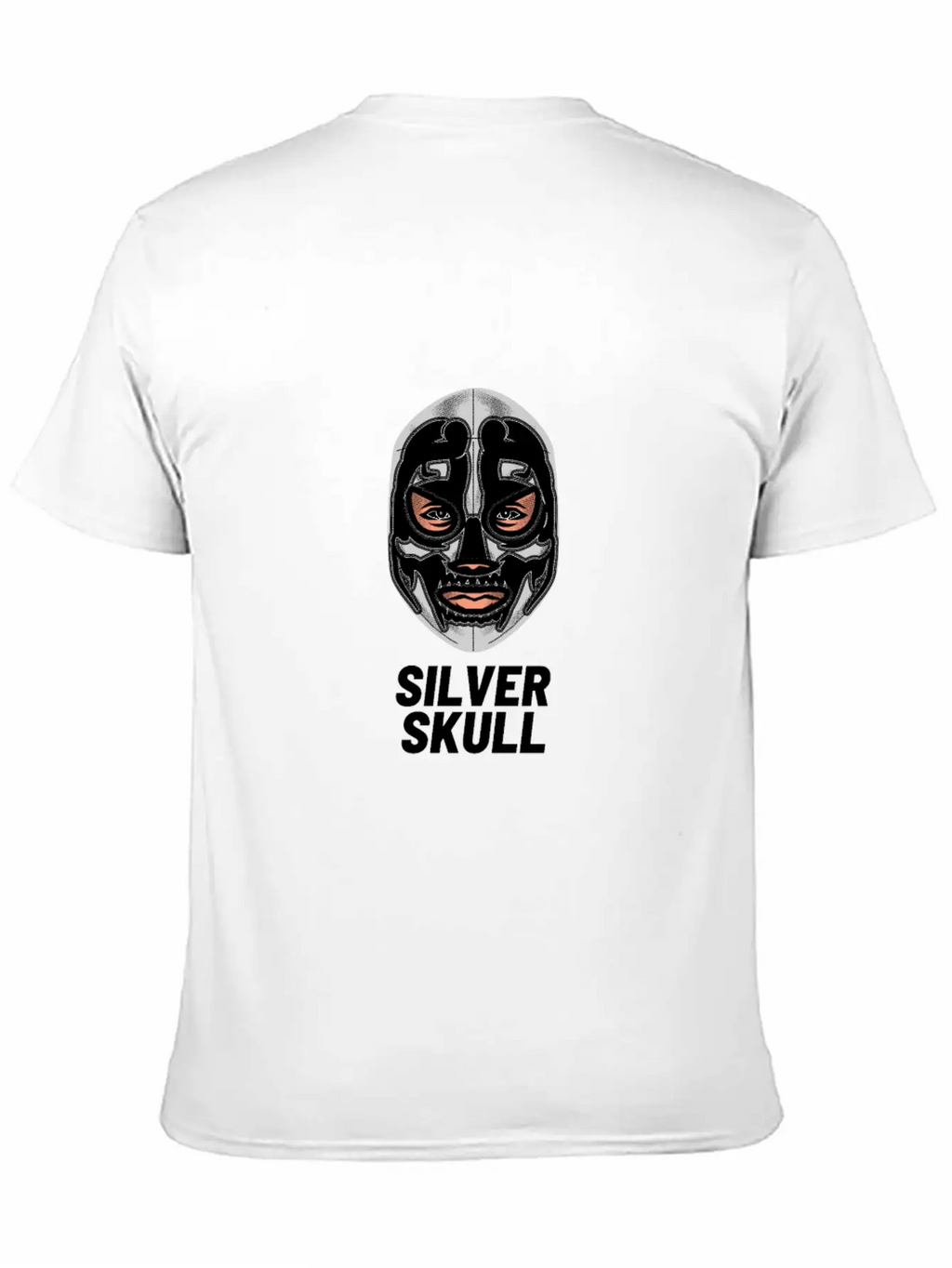 Silver Skull Wrestling T-Shirt Essential Cotton Tee For Daily Outfits – Unisex Style