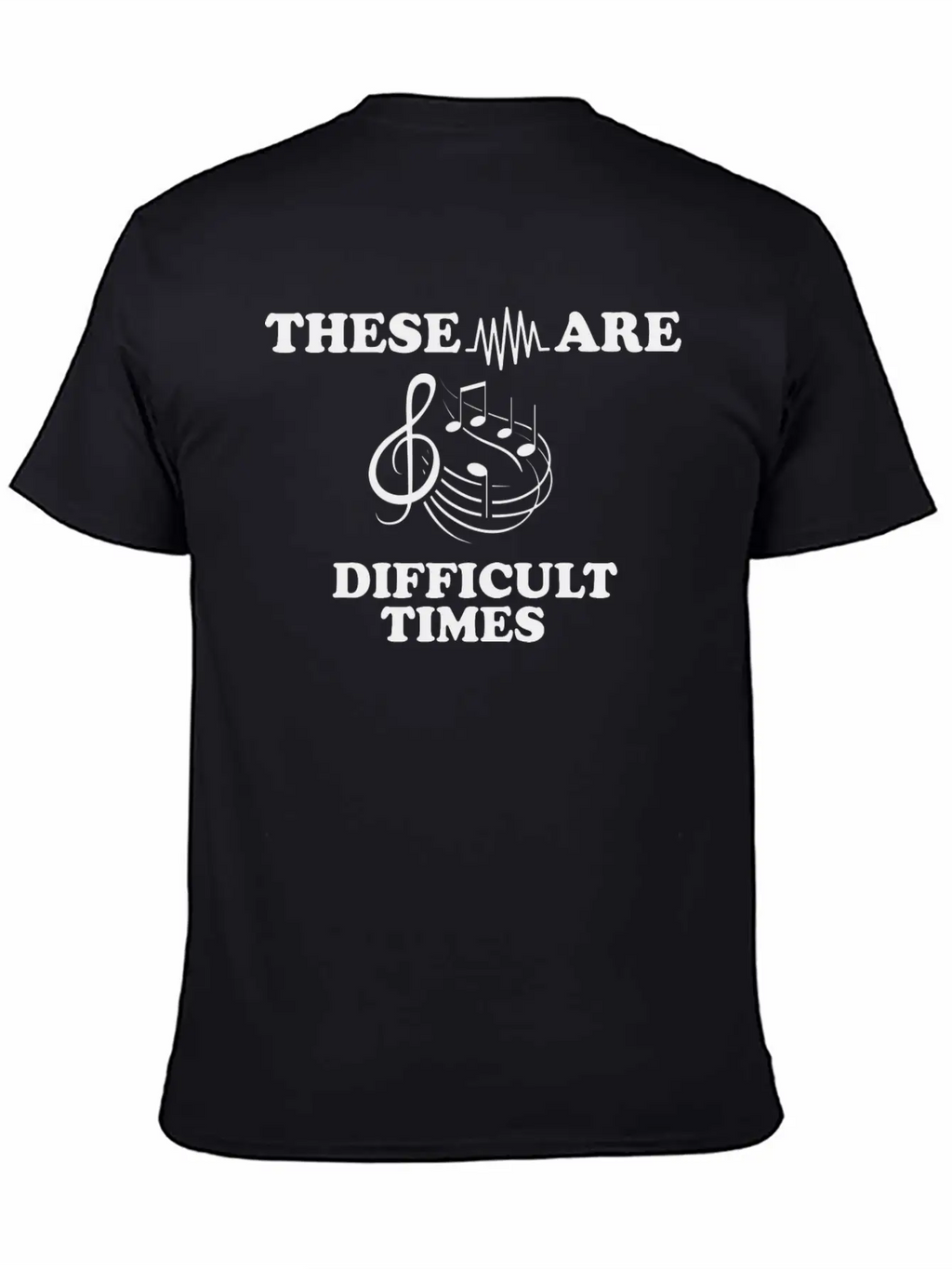 Simple Music Design For Musicians Musician Unisex Casual T-Shirt – Clean Design For Daily Comfort