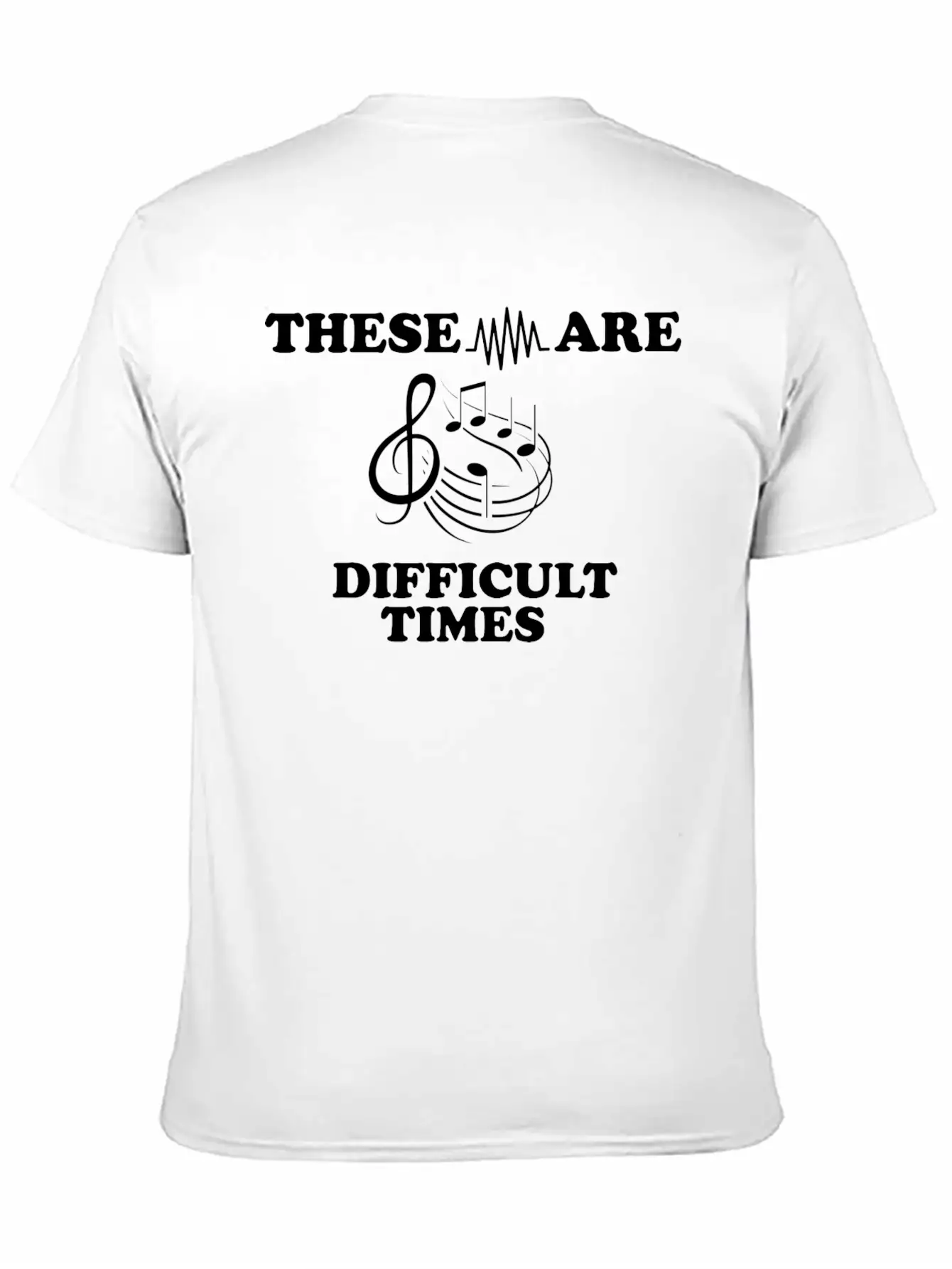 Simple Music Design For Musicians Musician Unisex Casual T-Shirt – Clean Design For Daily Comfort