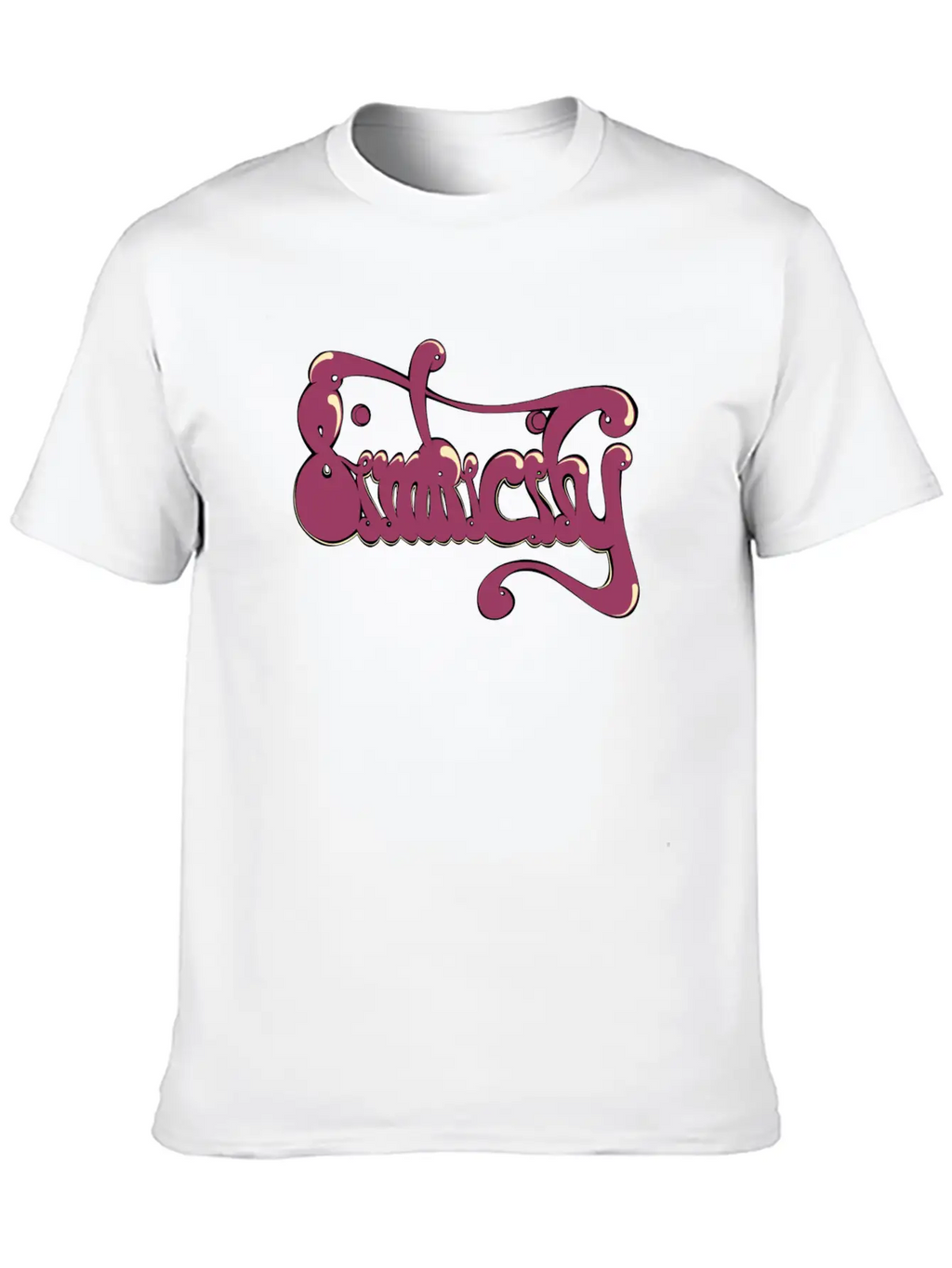 Simplicity Print Essential Cotton Tee For Daily Outfits – Unisex Style