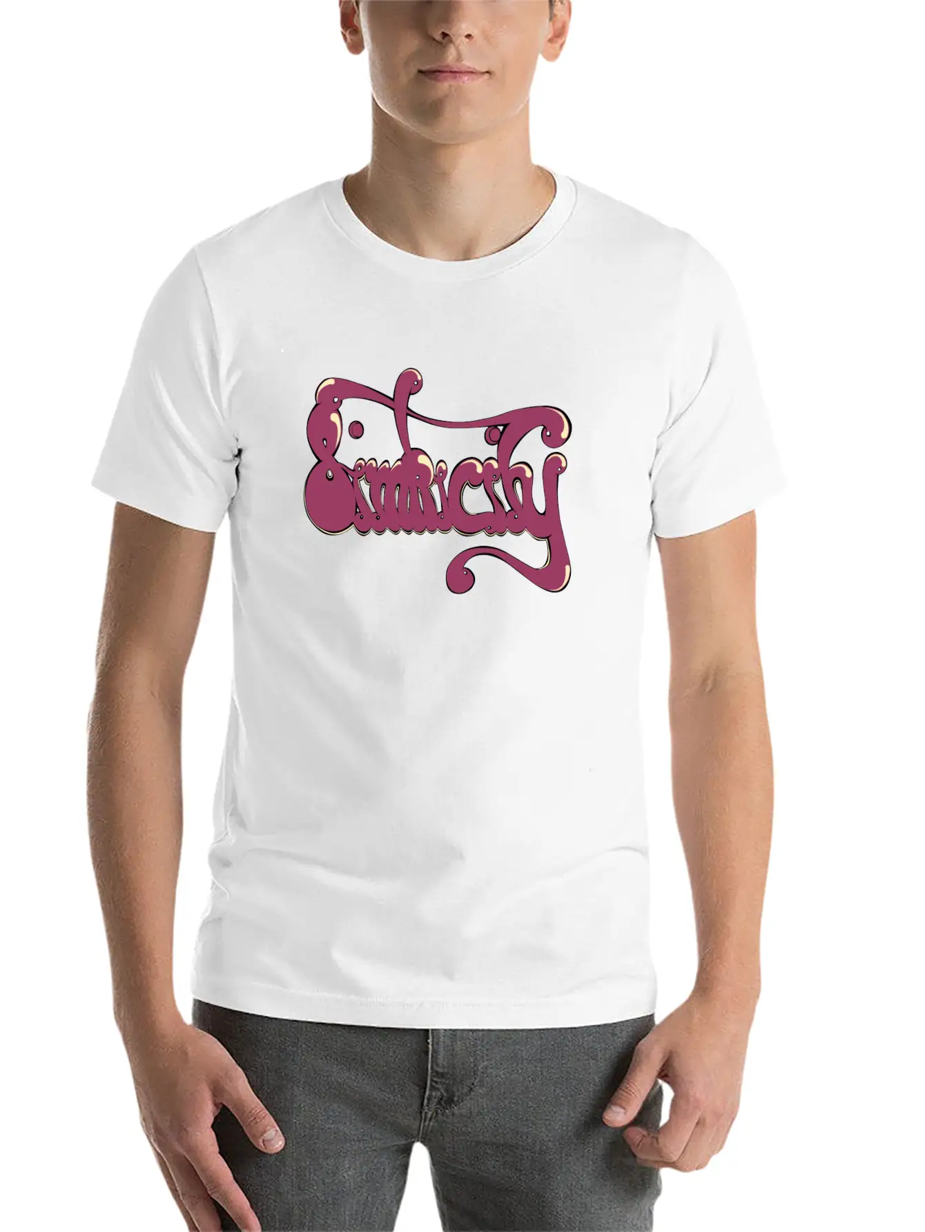 Simplicity Print Essential Cotton Tee For Daily Outfits – Unisex Style