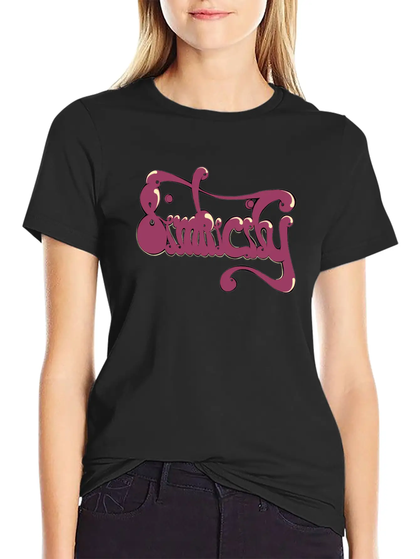 Simplicity Print Essential Cotton Tee For Daily Outfits – Unisex Style