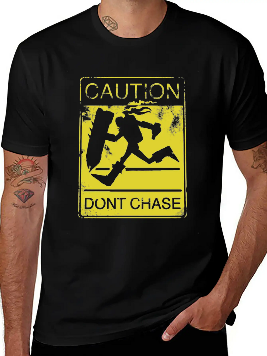 Singed - Caution Don't Chase T-shirt For LOL Ga Timeless Short Sleeve Tee – Comfy And Minimalist Design