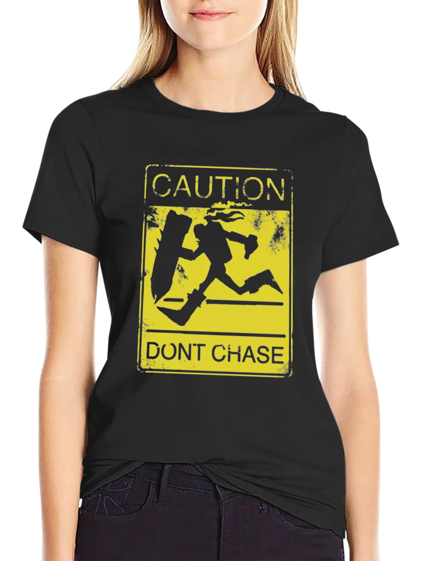 Singed - Caution Don't Chase T-shirt For LOL Ga Timeless Short Sleeve Tee – Comfy And Minimalist Design