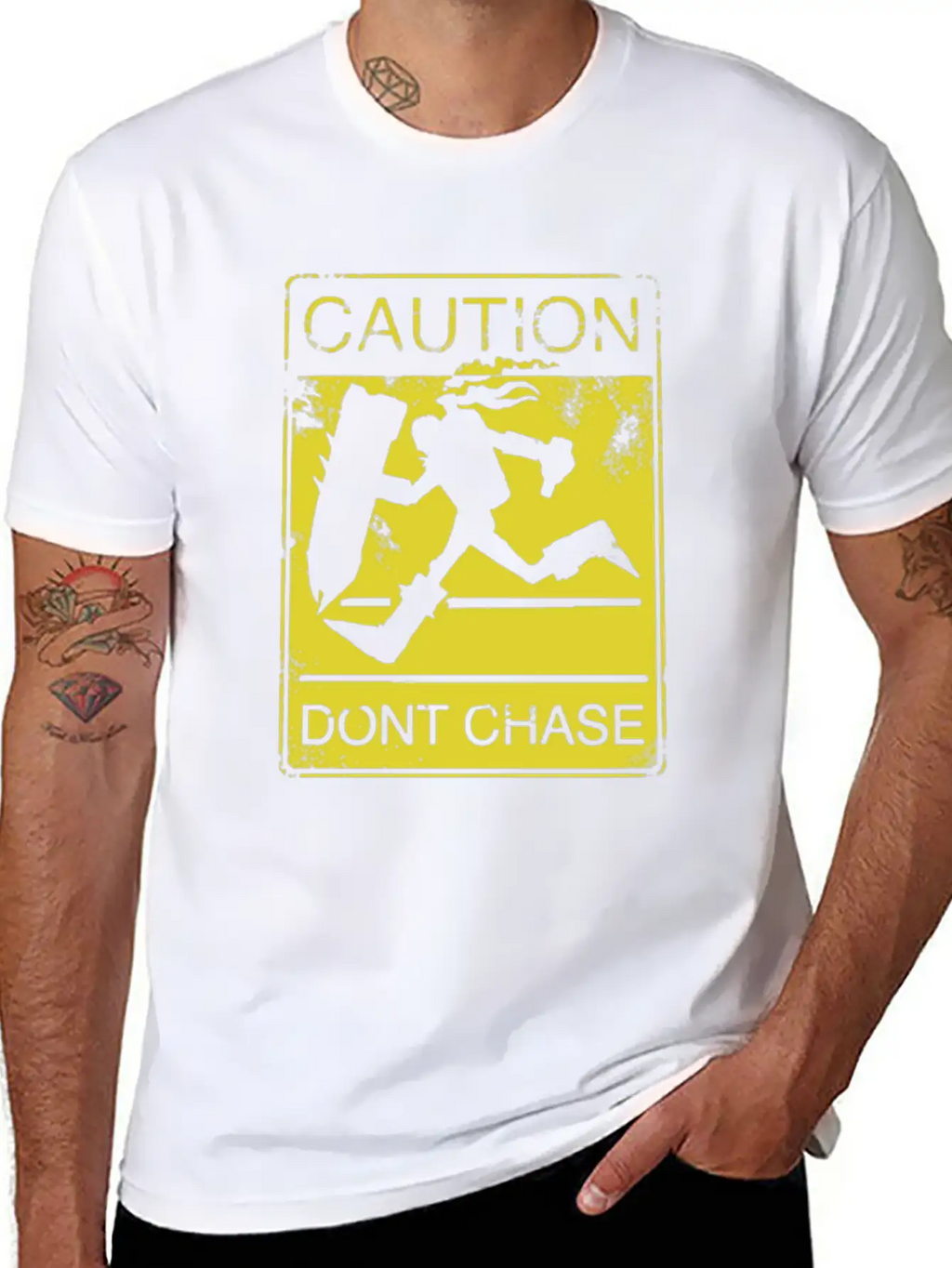 Singed - Caution Don't Chase T-shirt For LOL Ga Timeless Short Sleeve Tee – Comfy And Minimalist Design