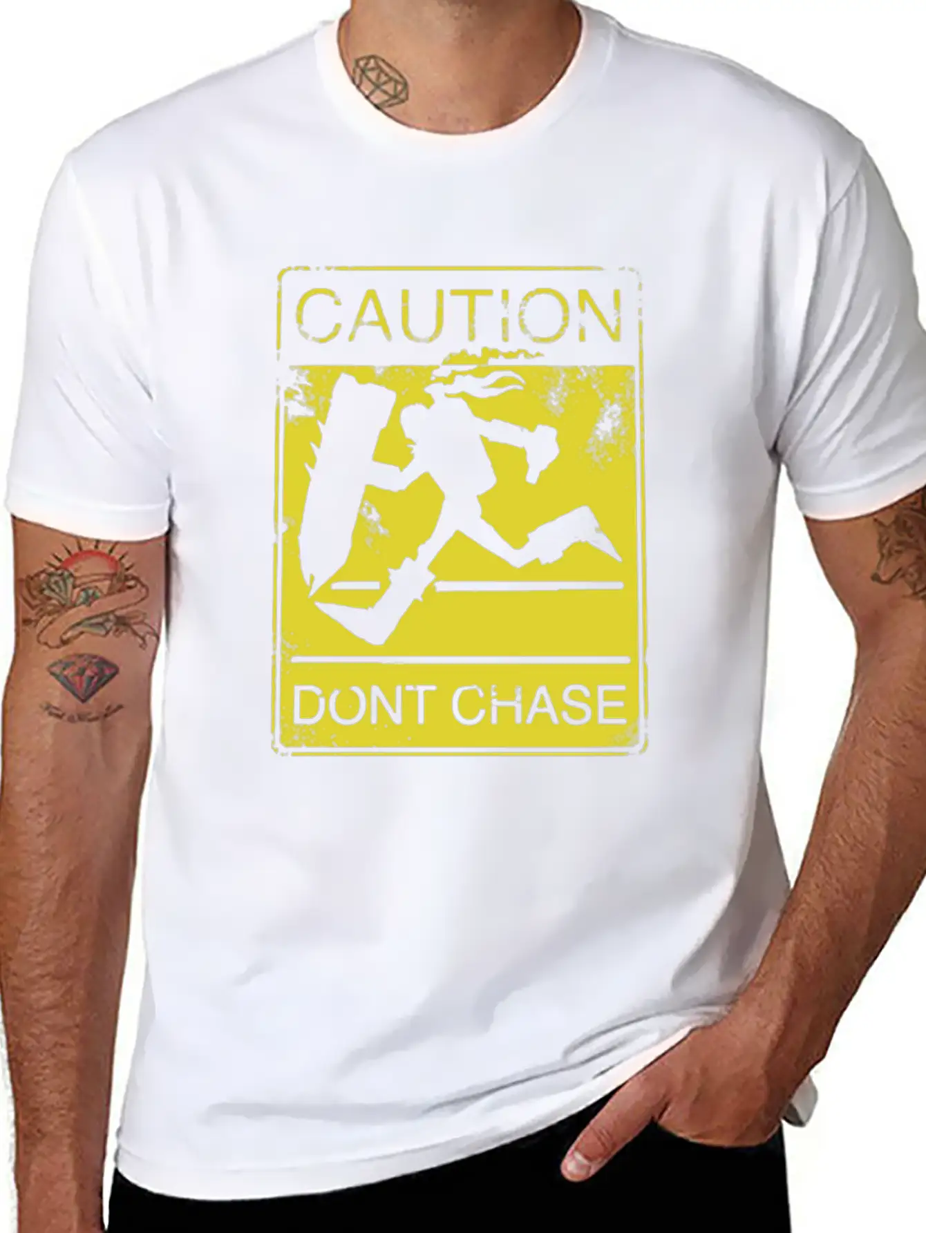 Singed - Caution Don't Chase T-shirt For LOL Ga Timeless Short Sleeve Tee – Comfy And Minimalist Design