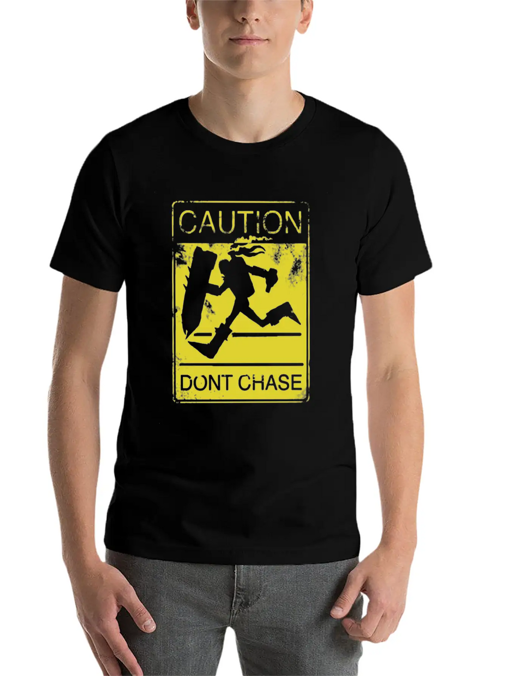 Singed - Caution Don't Chase T-shirt For LOL Ga Timeless Short Sleeve Tee – Comfy And Minimalist Design