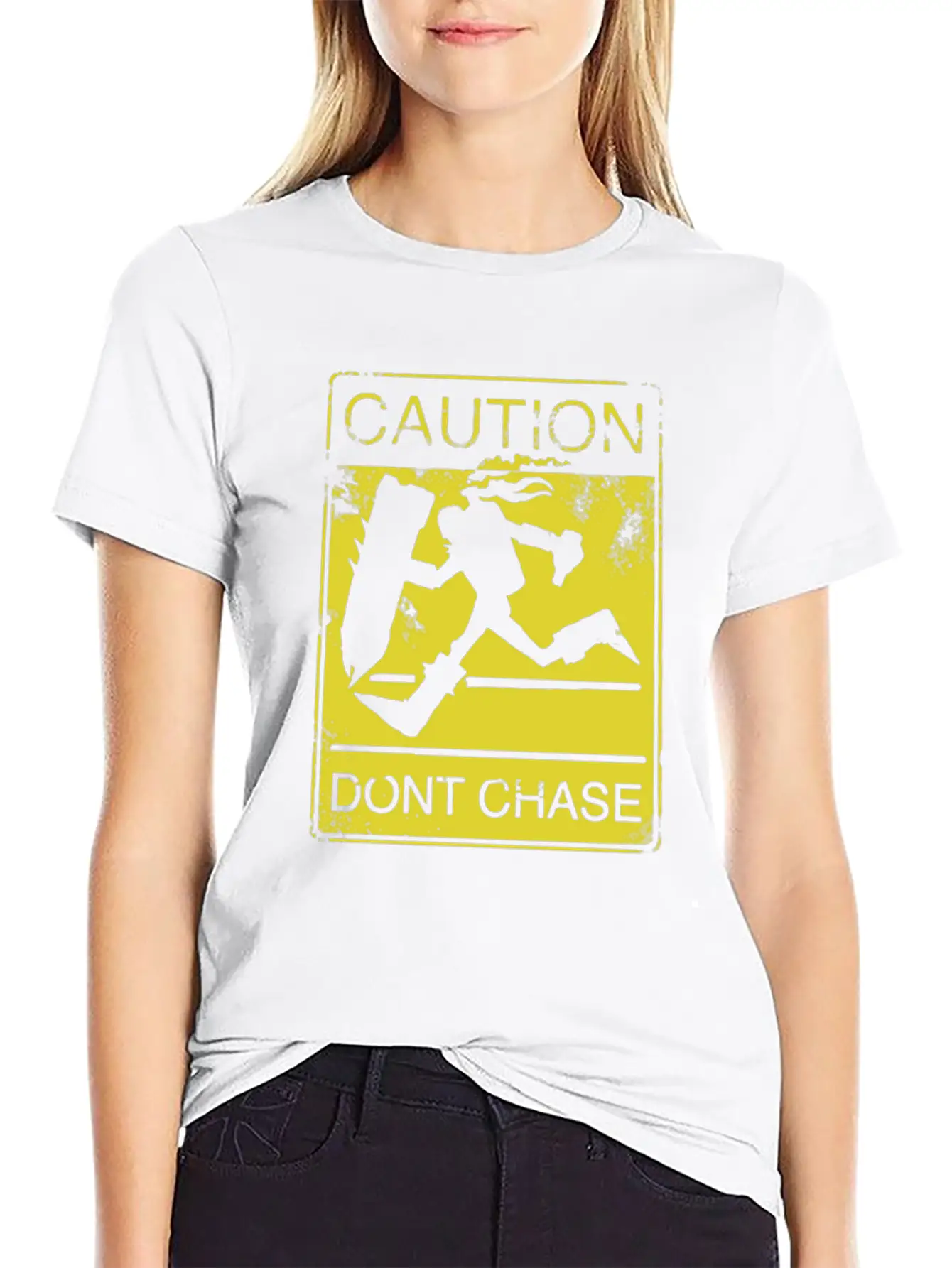 Singed - Caution Don't Chase T-shirt For LOL Ga Timeless Short Sleeve Tee – Comfy And Minimalist Design