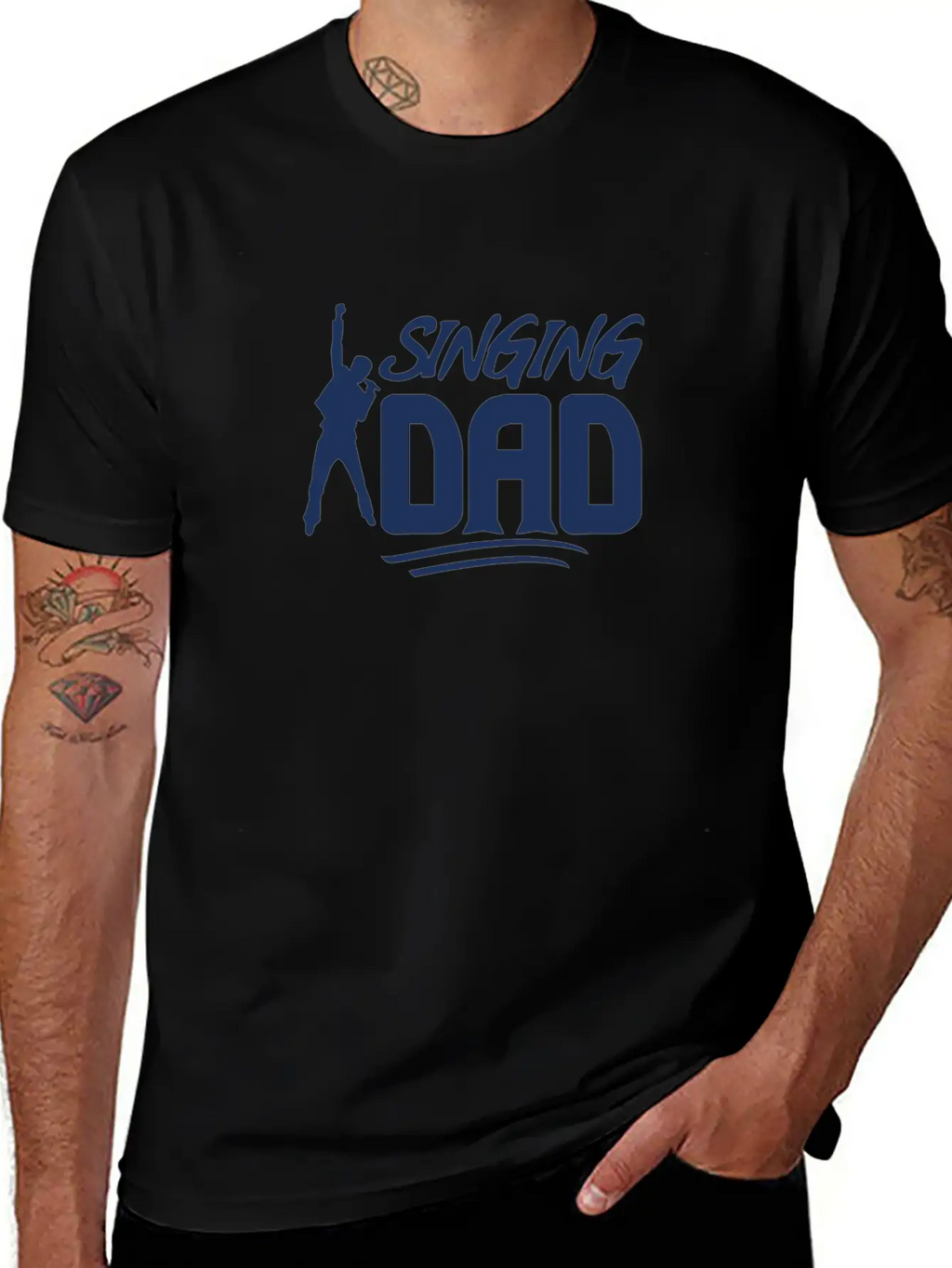 Singer Dad Classic Cotton Tee – Unisex Comfort For Any Season
