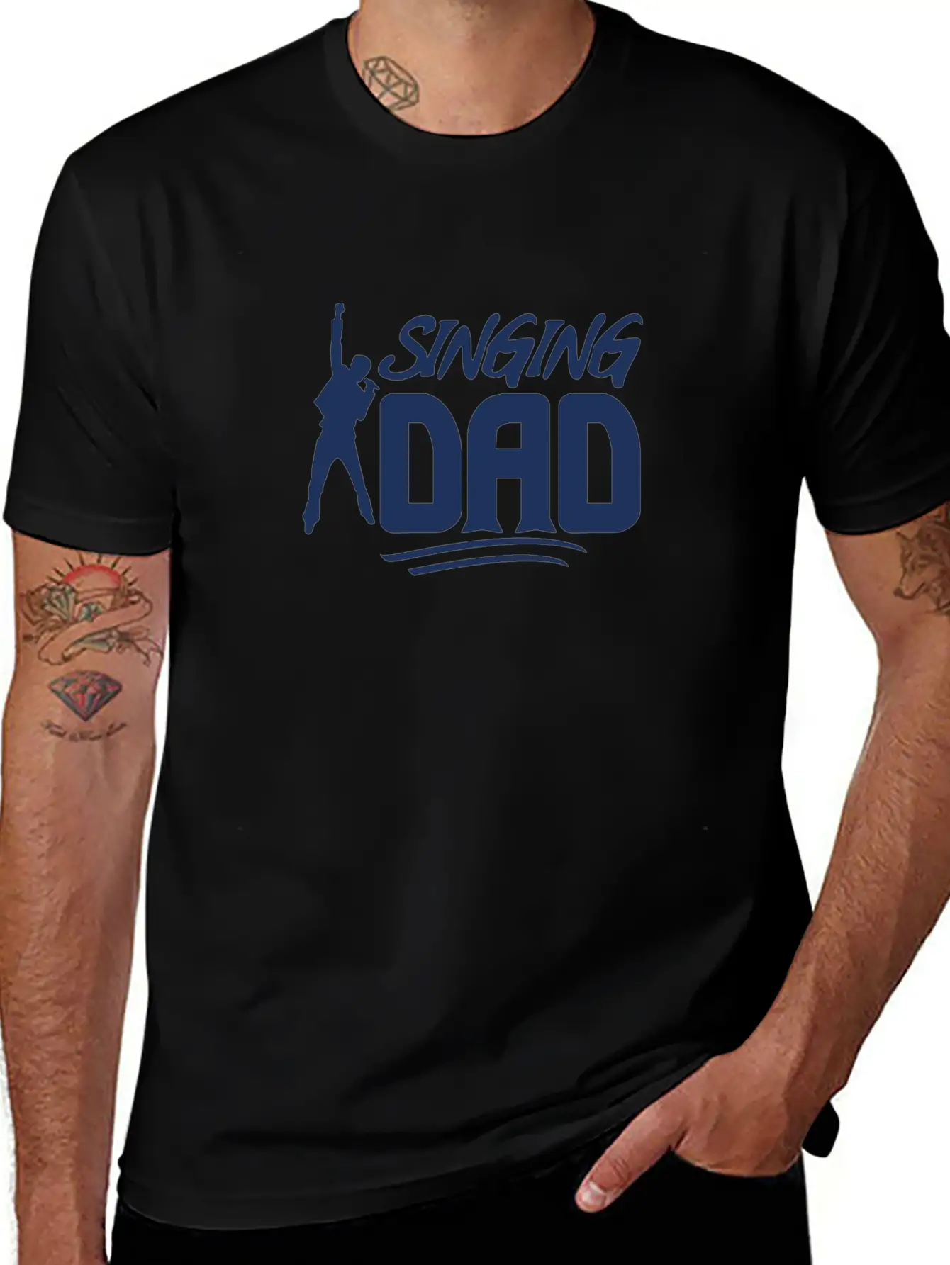 Singer Dad Classic Cotton Tee – Unisex Comfort For Any Season