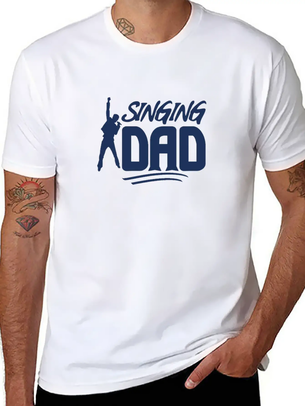 Singer Dad Classic Cotton Tee – Unisex Comfort For Any Season