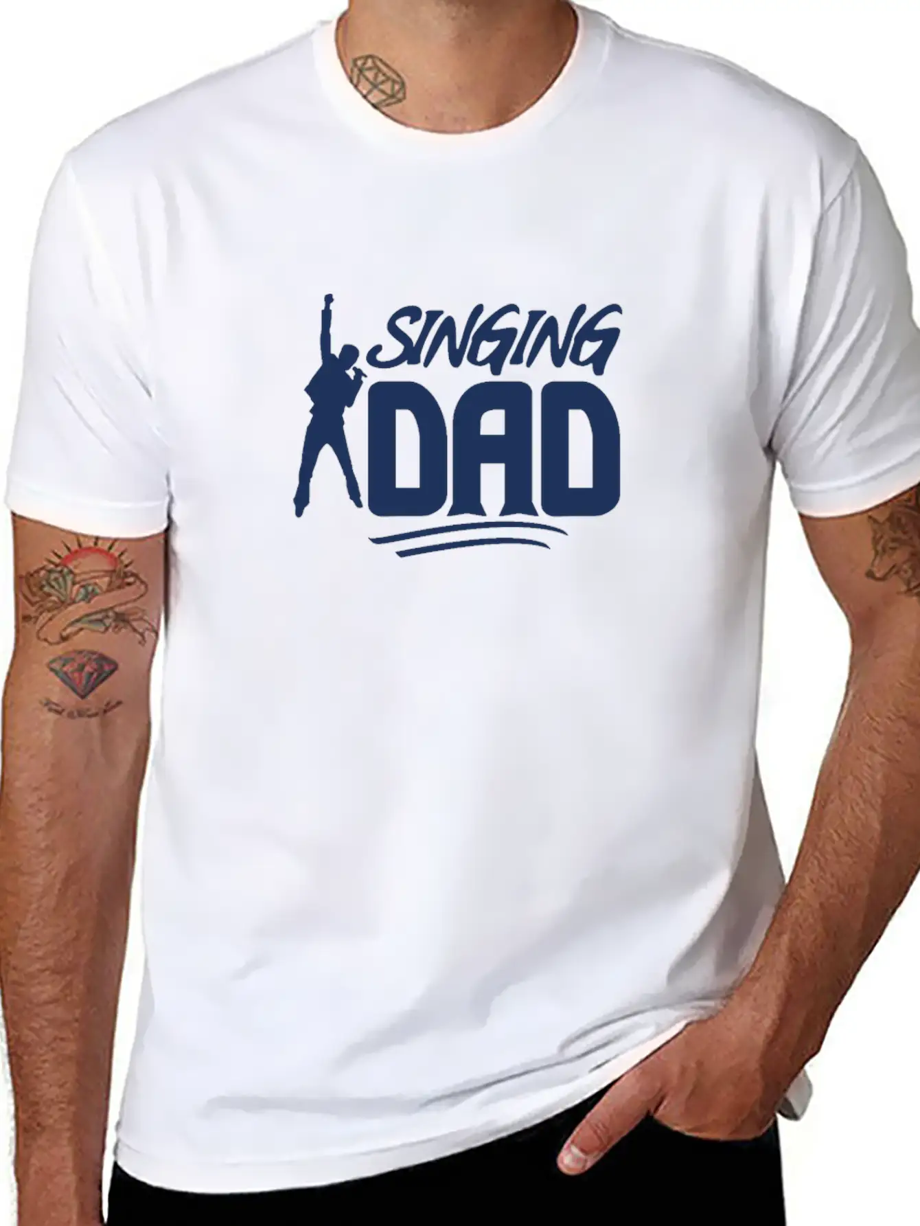 Singer Dad Classic Cotton Tee – Unisex Comfort For Any Season