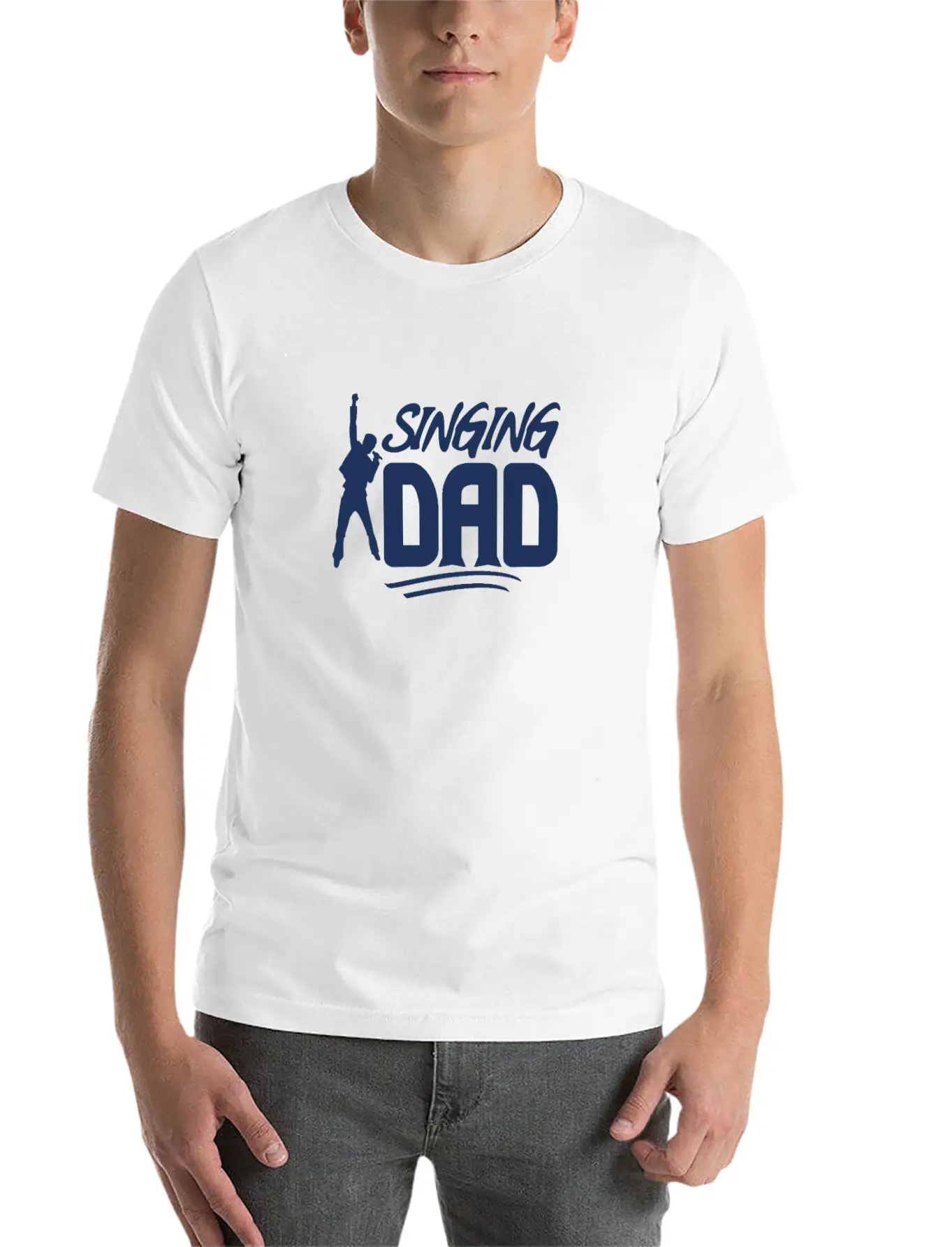 Singer Dad Classic Cotton Tee – Unisex Comfort For Any Season