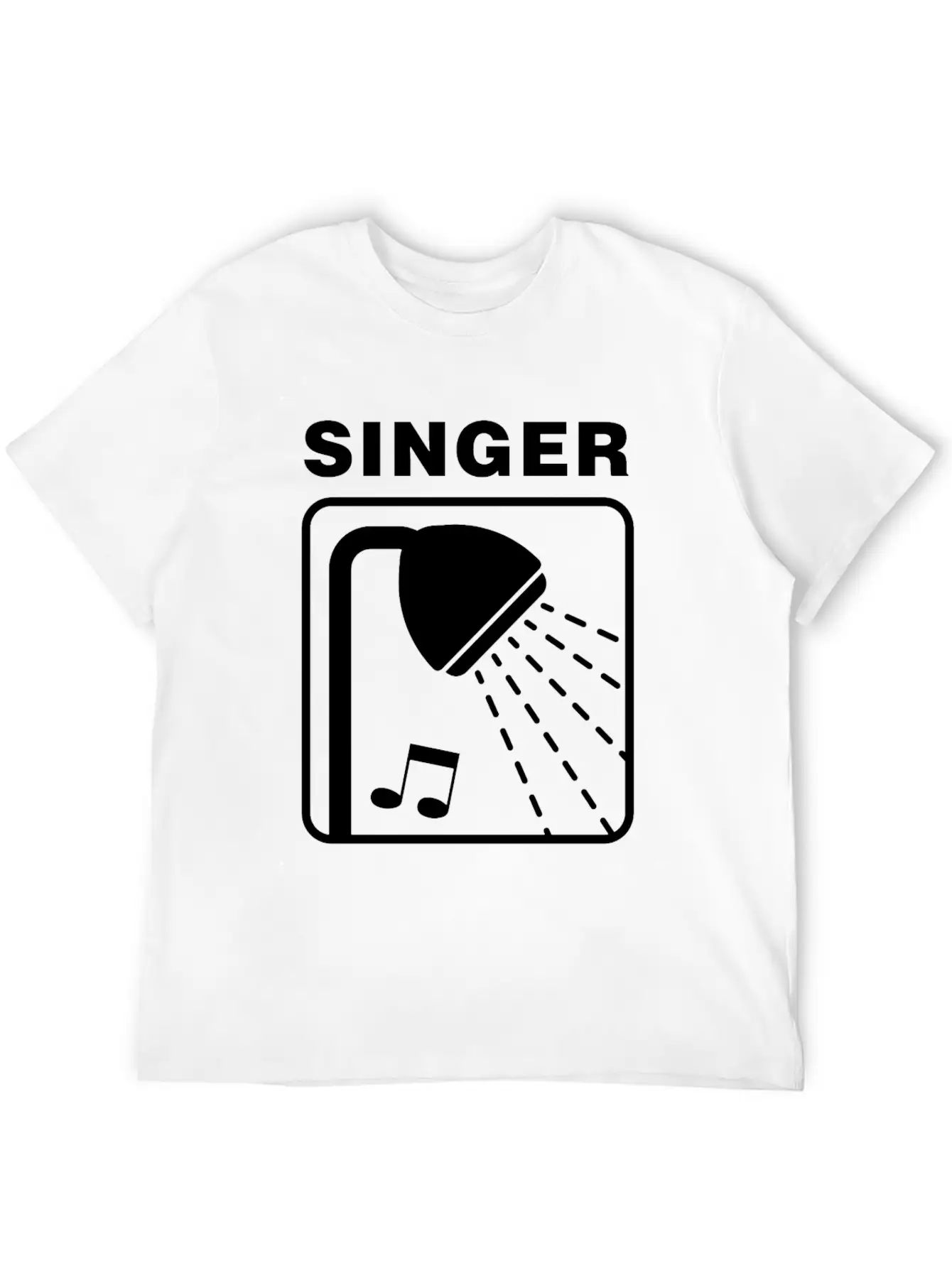 Singer Singing In The Shower - Tone Deaf Unisex Casual T-Shirt – Clean Design For Daily Comfort