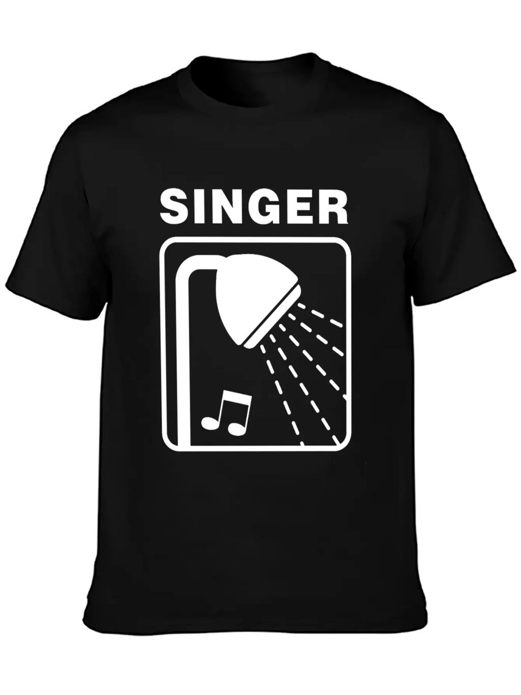Singer Singing In The Shower - Tone Deaf Unisex Casual T-Shirt – Clean Design For Daily Comfort