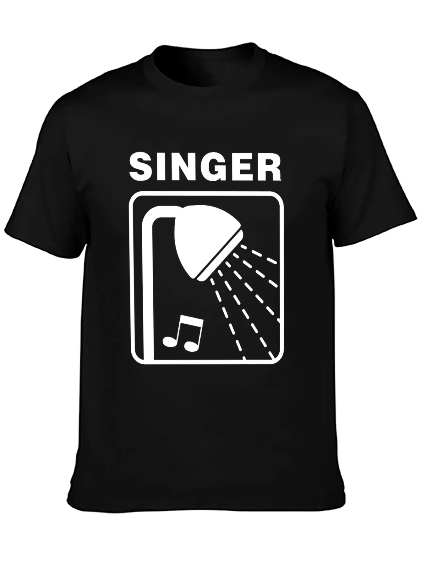 Singer Singing In The Shower - Tone Deaf Unisex Casual T-Shirt – Clean Design For Daily Comfort