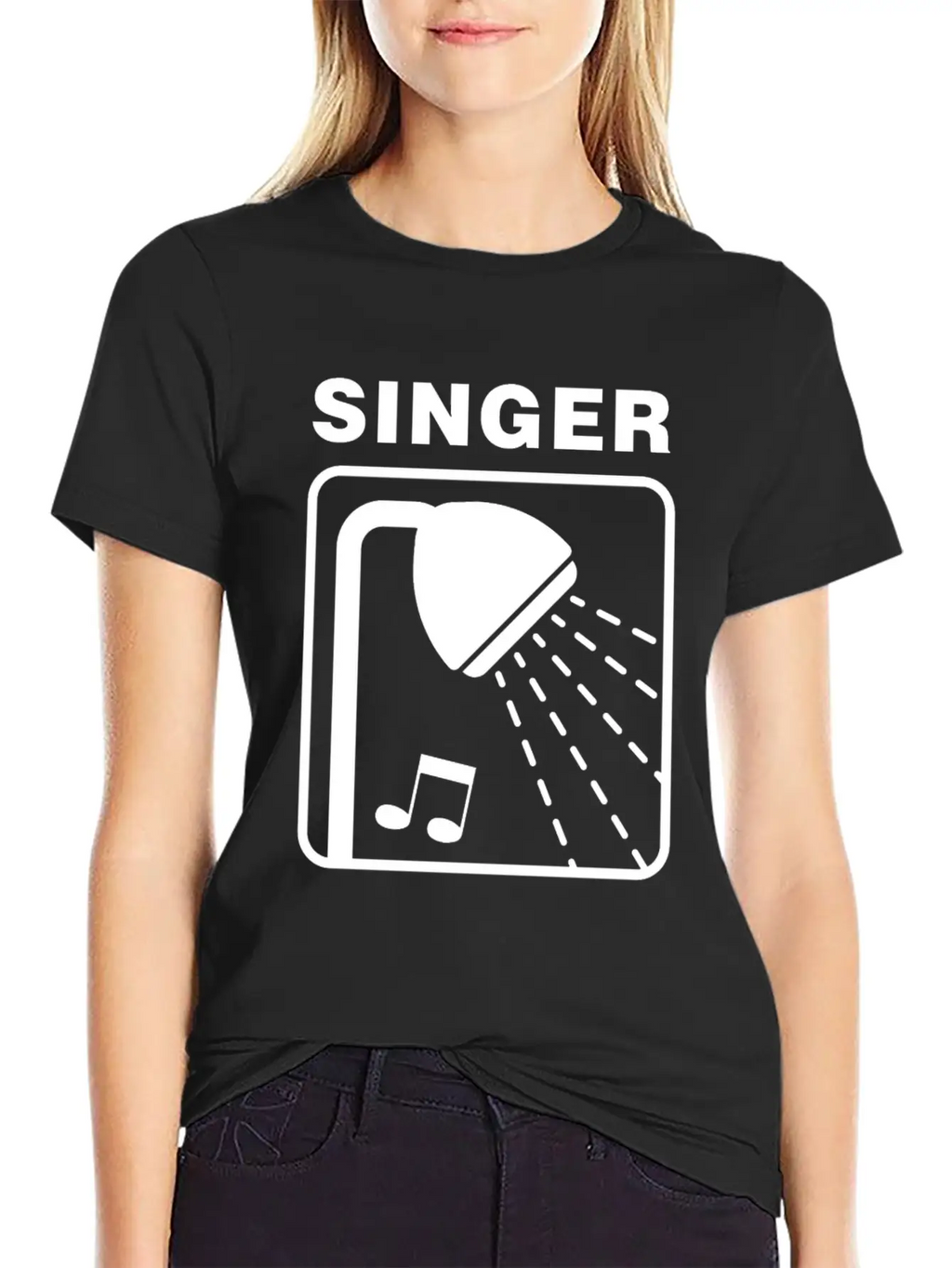 Singer Singing In The Shower - Tone Deaf Unisex Casual T-Shirt – Clean Design For Daily Comfort