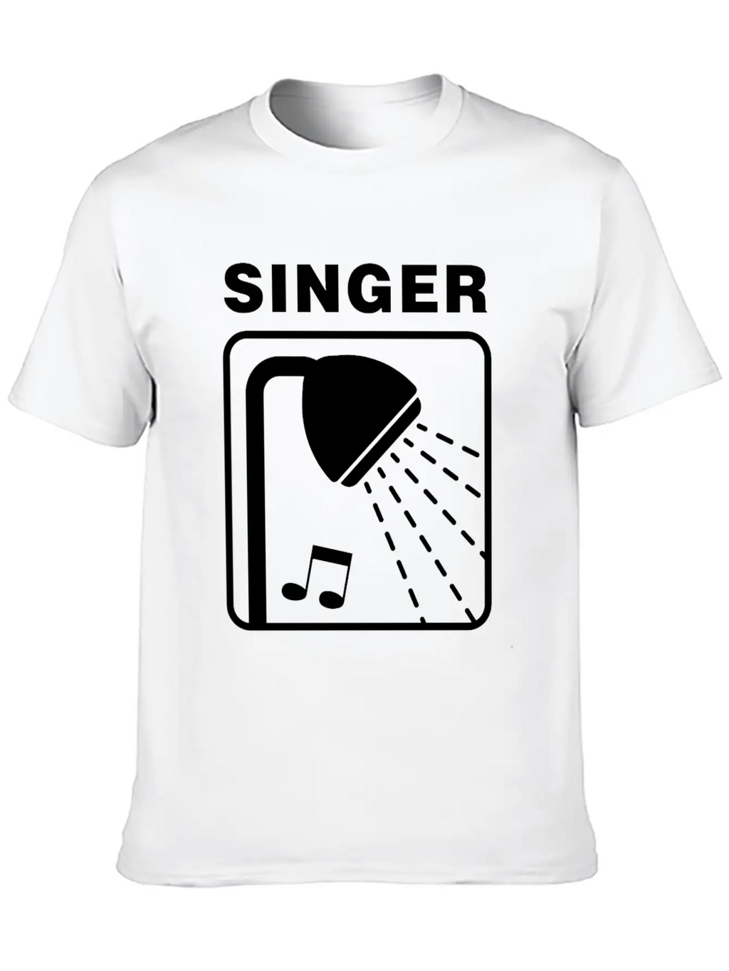Singer Singing In The Shower - Tone Deaf Unisex Casual T-Shirt – Clean Design For Daily Comfort