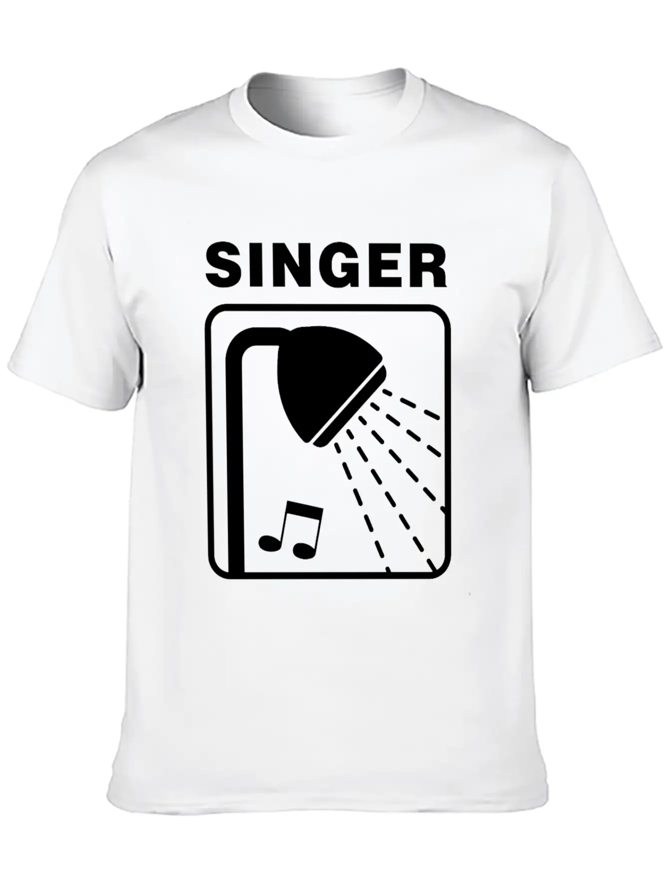 Singer Singing In The Shower - Tone Deaf Unisex Casual T-Shirt – Clean Design For Daily Comfort