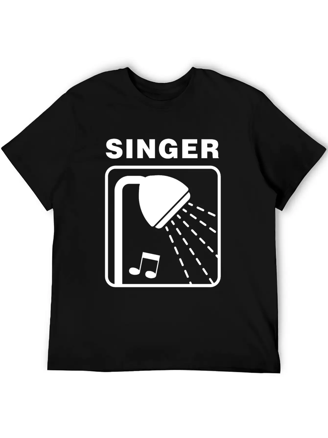 Singer Singing In The Shower - Tone Deaf Unisex Casual T-Shirt – Clean Design For Daily Comfort