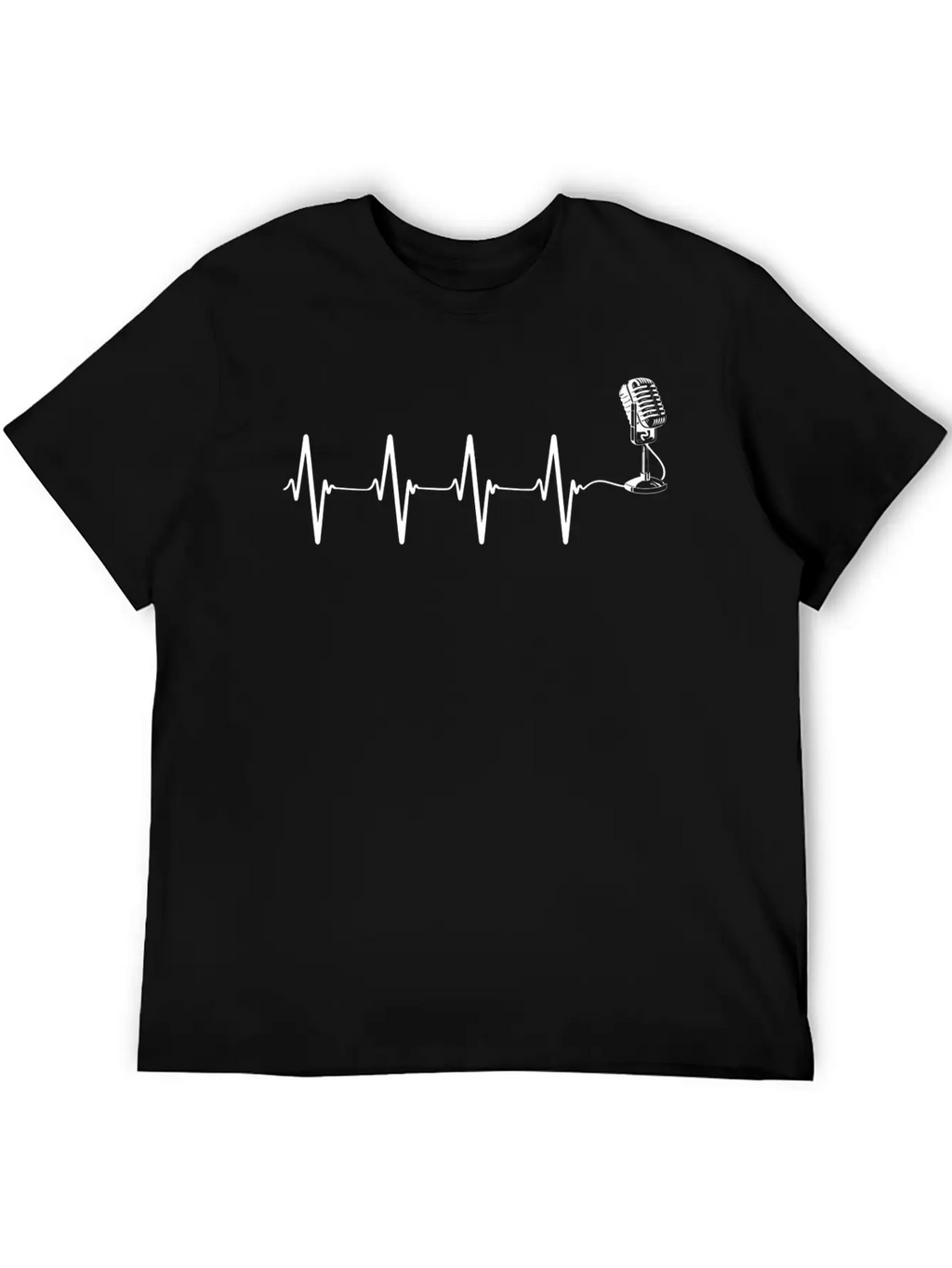 Singing Singer Podcaster Choir Radio Microphone He Basic Graphic T-Shirt – Daily Comfort In Soft Cotton