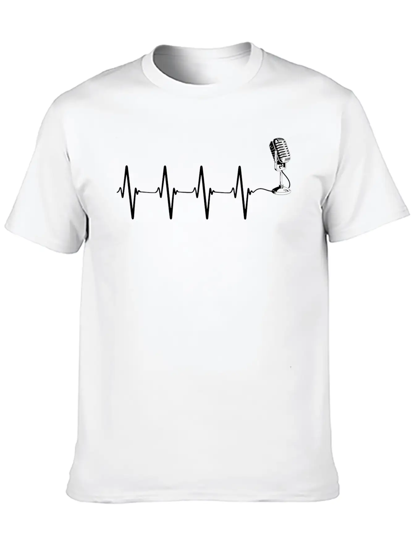 Singing Singer Podcaster Choir Radio Microphone He Basic Graphic T-Shirt – Daily Comfort In Soft Cotton