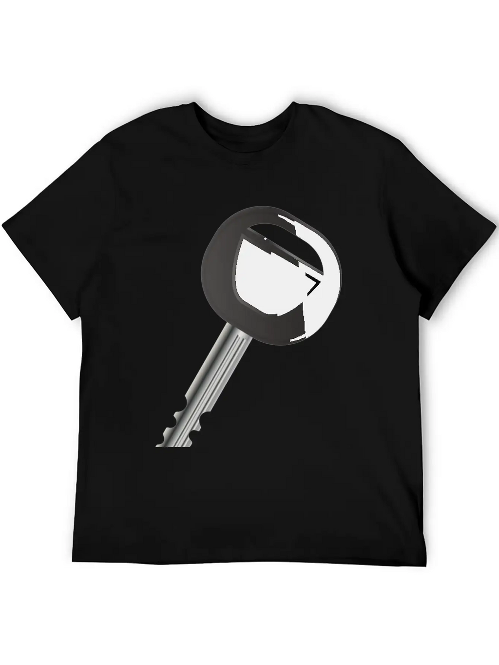 Single Car Key For Automobile Fans Timeless Short Sleeve Tee – Comfy And Minimalist Design