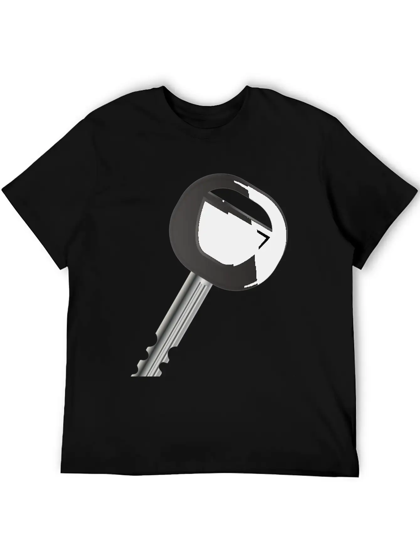 Single Car Key For Automobile Fans Timeless Short Sleeve Tee – Comfy And Minimalist Design