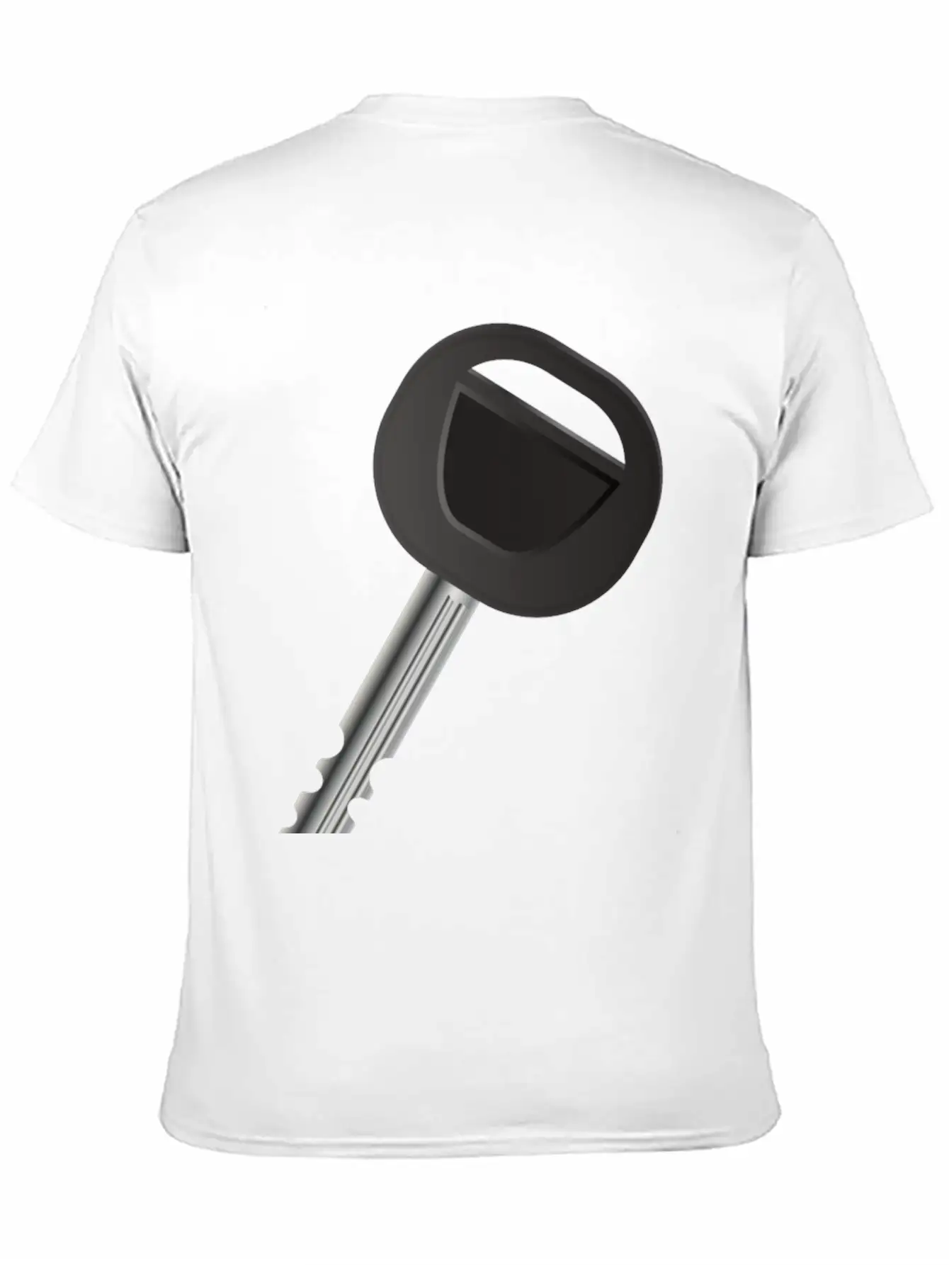 Single Car Key For Automobile Fans Timeless Short Sleeve Tee – Comfy And Minimalist Design