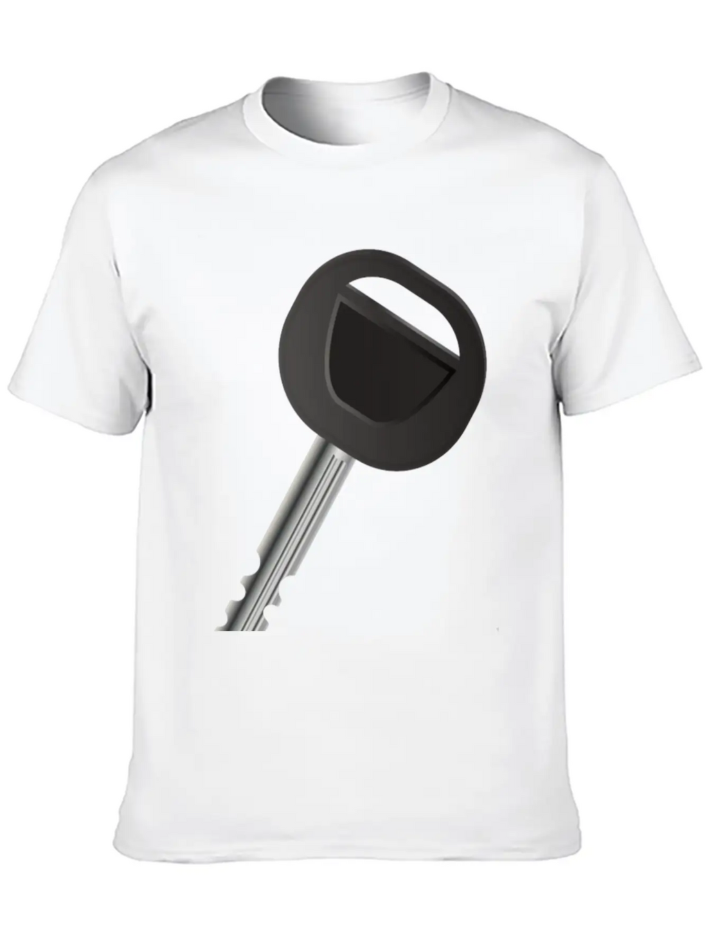 Single Car Key For Automobile Fans Timeless Short Sleeve Tee – Comfy And Minimalist Design