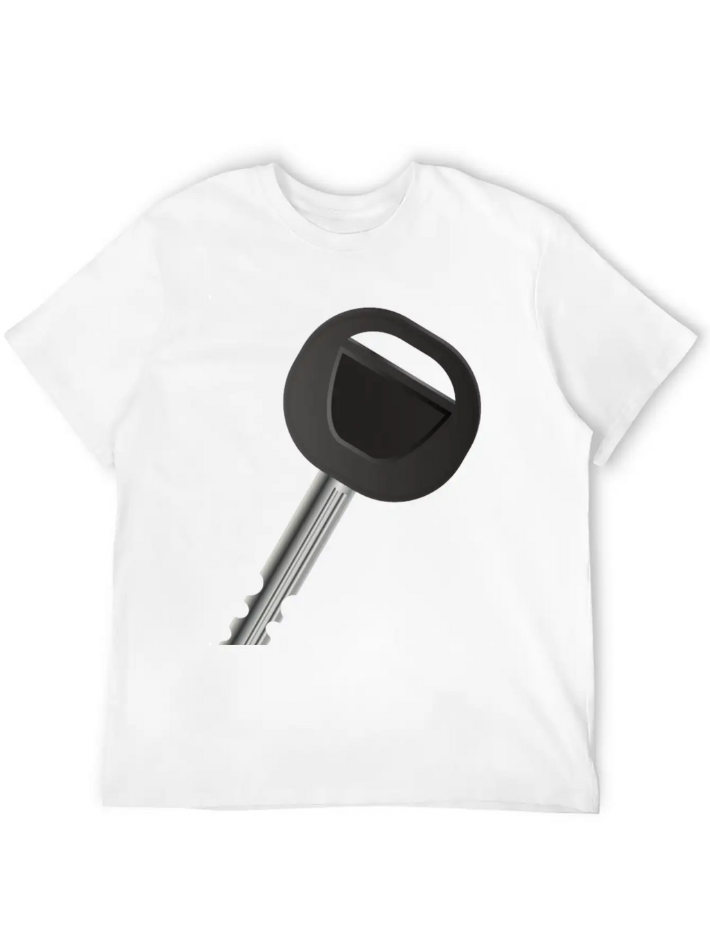 Single Car Key For Automobile Fans Timeless Short Sleeve Tee – Comfy And Minimalist Design
