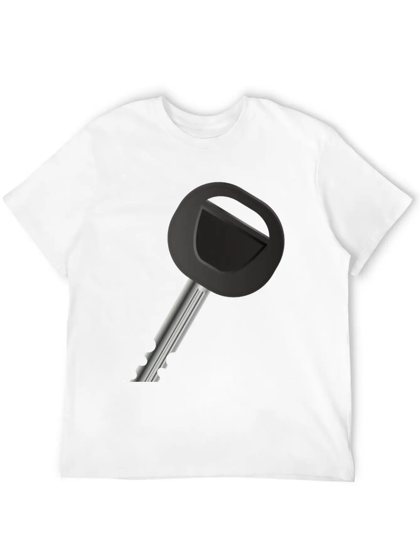 Single Car Key For Automobile Fans Timeless Short Sleeve Tee – Comfy And Minimalist Design