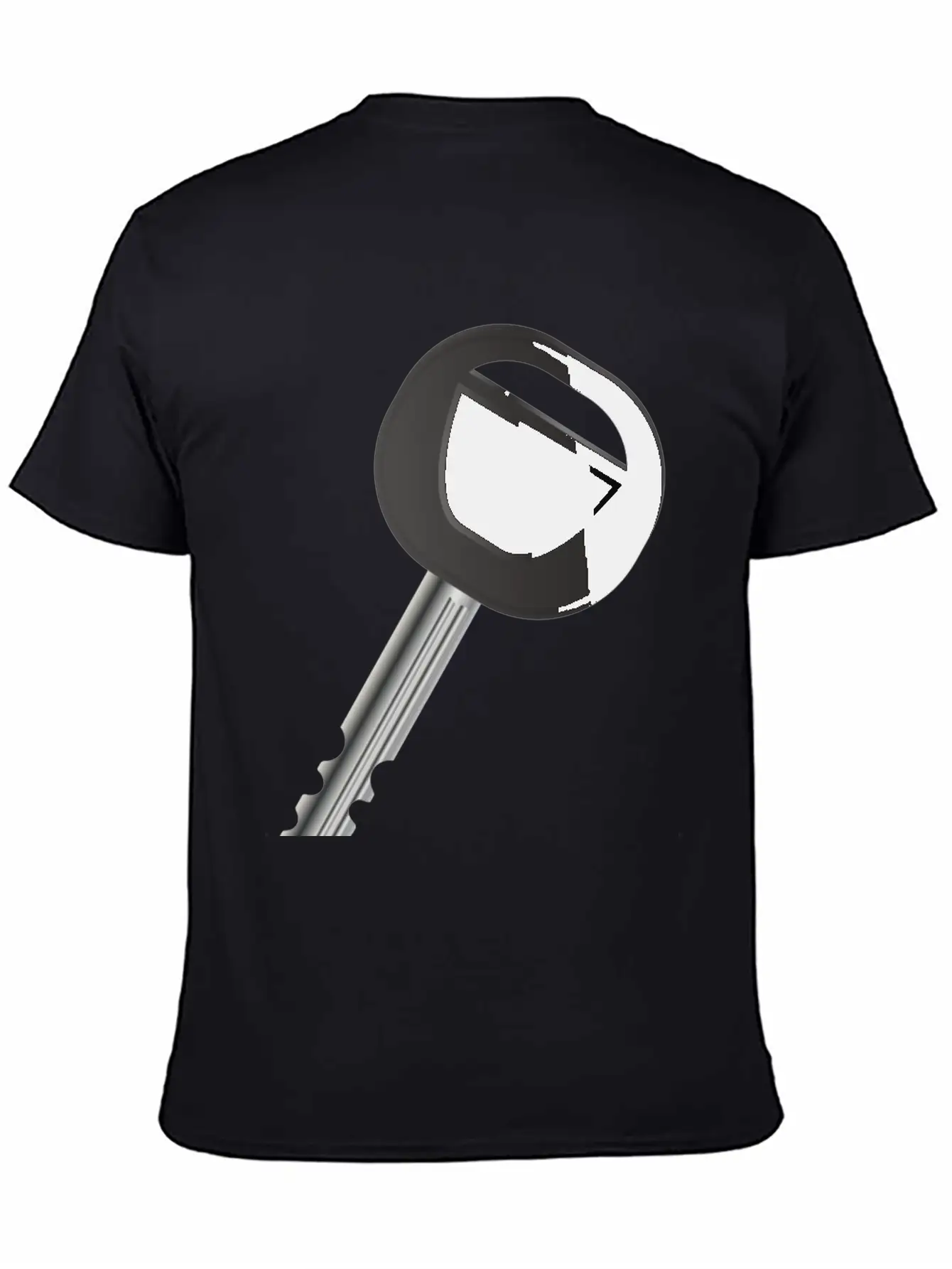 Single Car Key For Automobile Fans Timeless Short Sleeve Tee – Comfy And Minimalist Design
