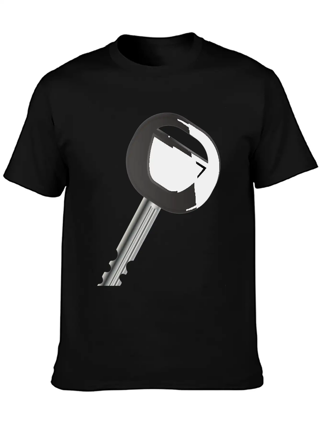 Single Car Key For Automobile Fans Timeless Short Sleeve Tee – Comfy And Minimalist Design