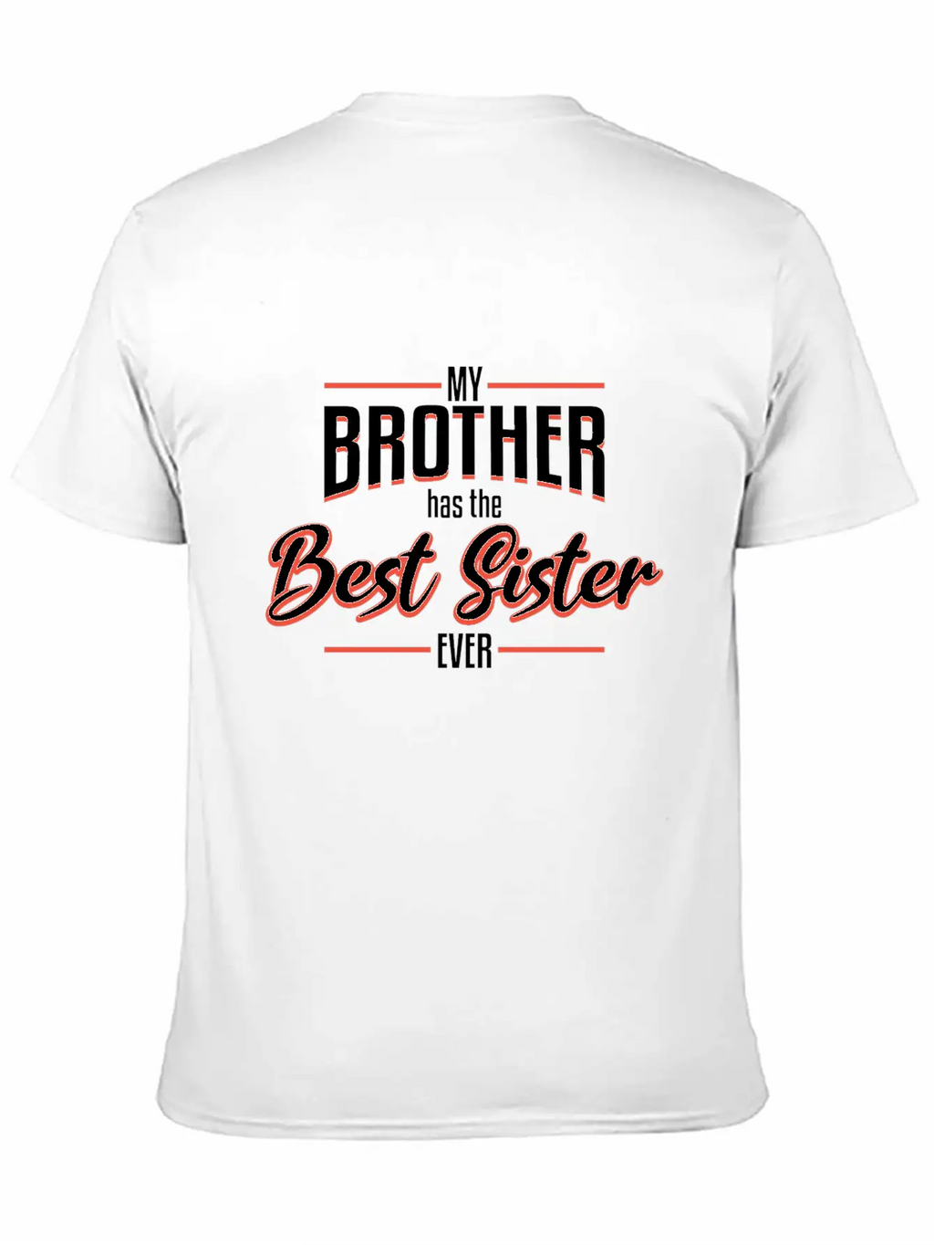 Sister Best Sister Relaxed Everyday Tee – Lightweight And Durable Cotton