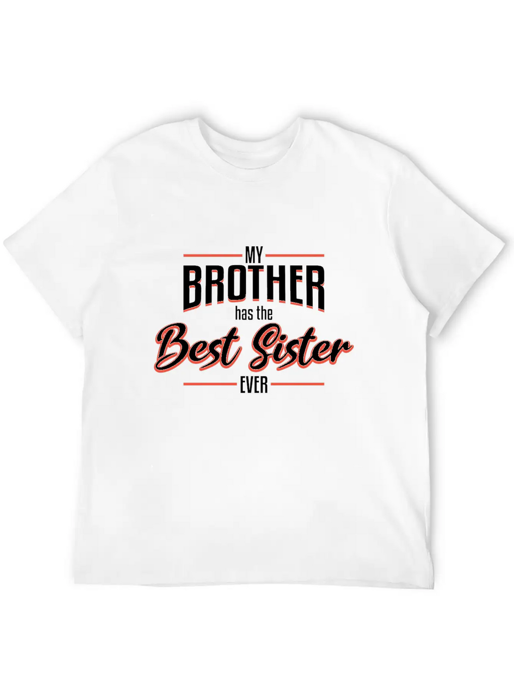Sister Best Sister Relaxed Everyday Tee – Lightweight And Durable Cotton