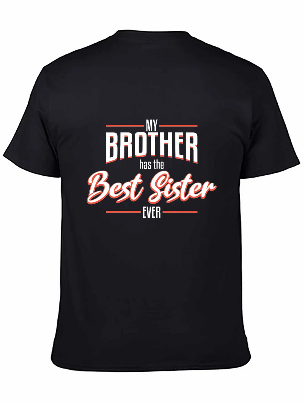 Sister Best Sister Relaxed Everyday Tee – Lightweight And Durable Cotton