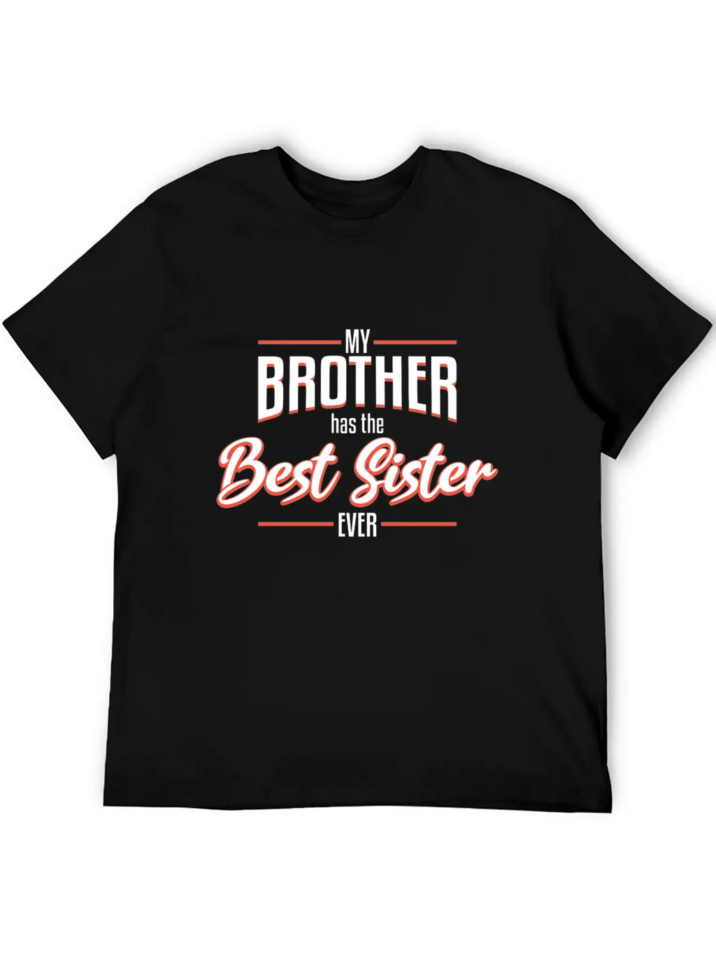 Sister Best Sister Relaxed Everyday Tee – Lightweight And Durable Cotton