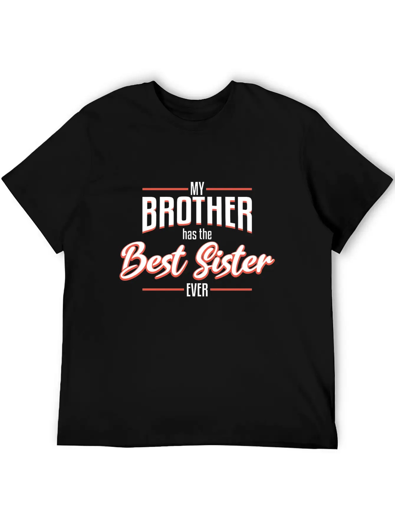 Sister Best Sister Relaxed Everyday Tee – Lightweight And Durable Cotton