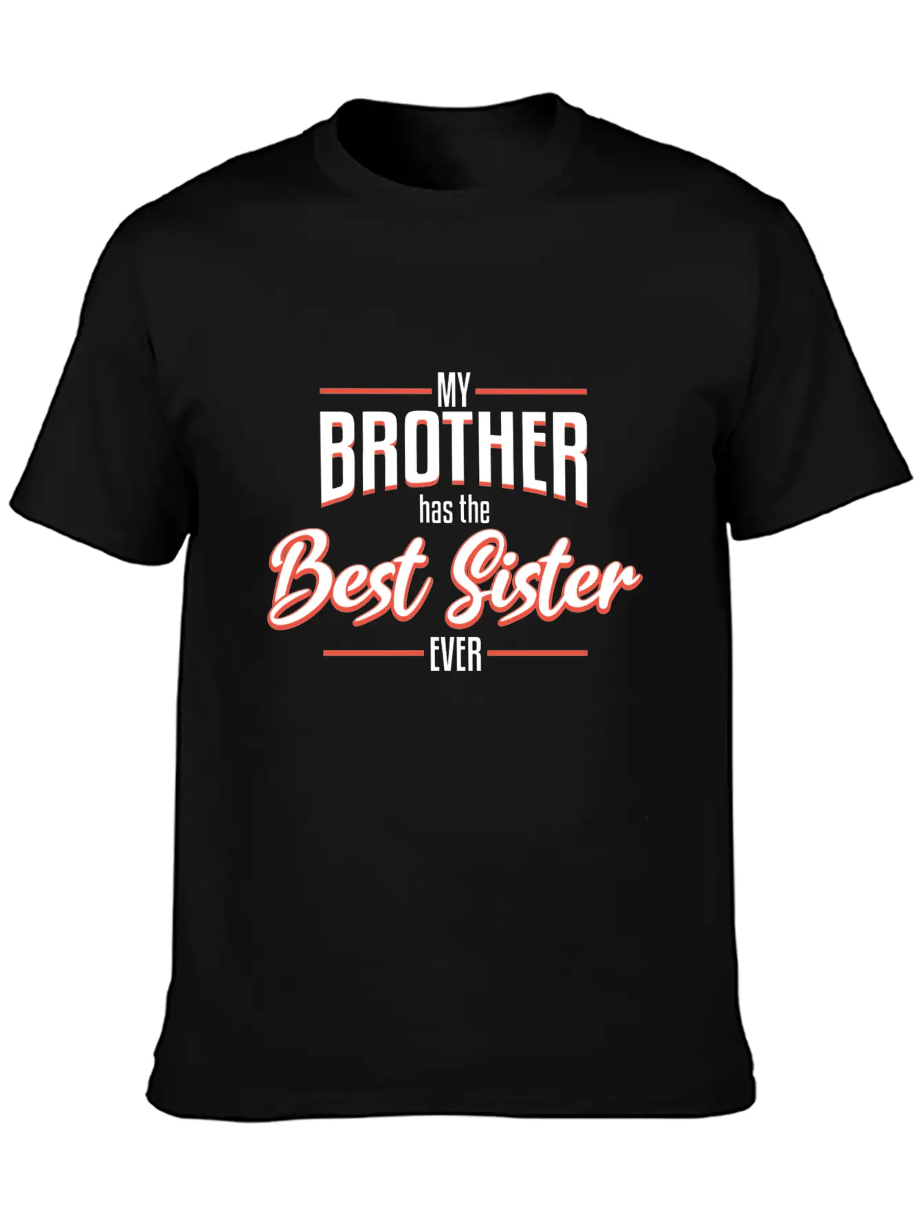 Sister Best Sister Relaxed Everyday Tee – Lightweight And Durable Cotton
