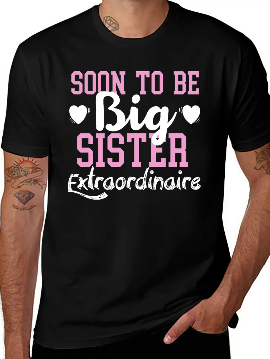 Sister Soon To Be Big Sister Classic Cotton Tee – Unisex Comfort For Any Season