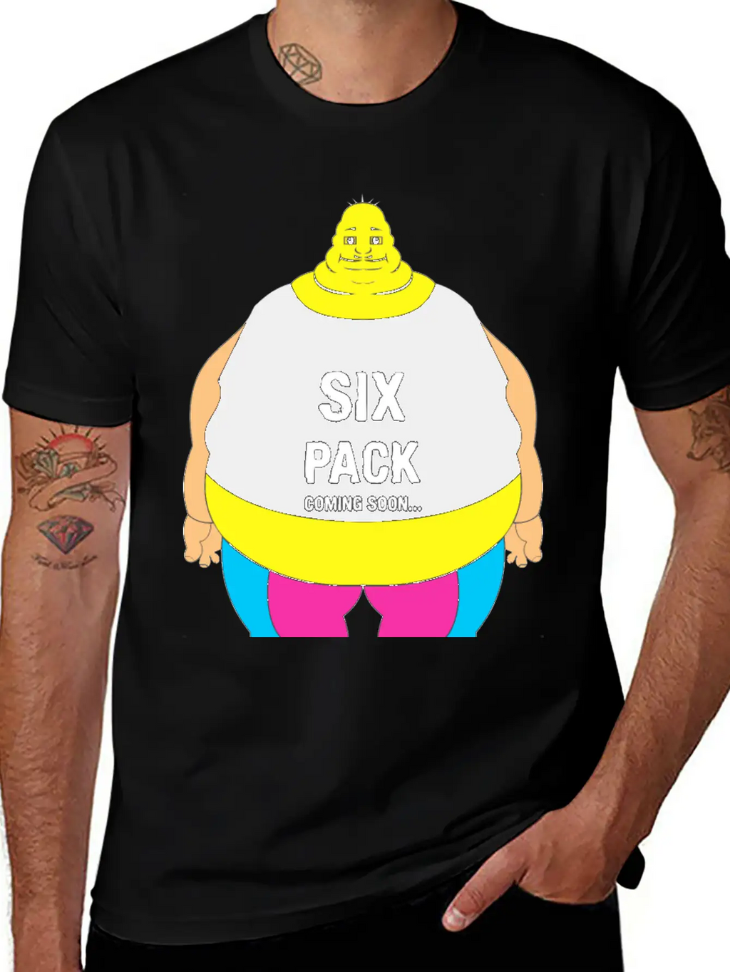 Six Pack Body Basic Graphic T-Shirt – Daily Comfort In Soft Cotton