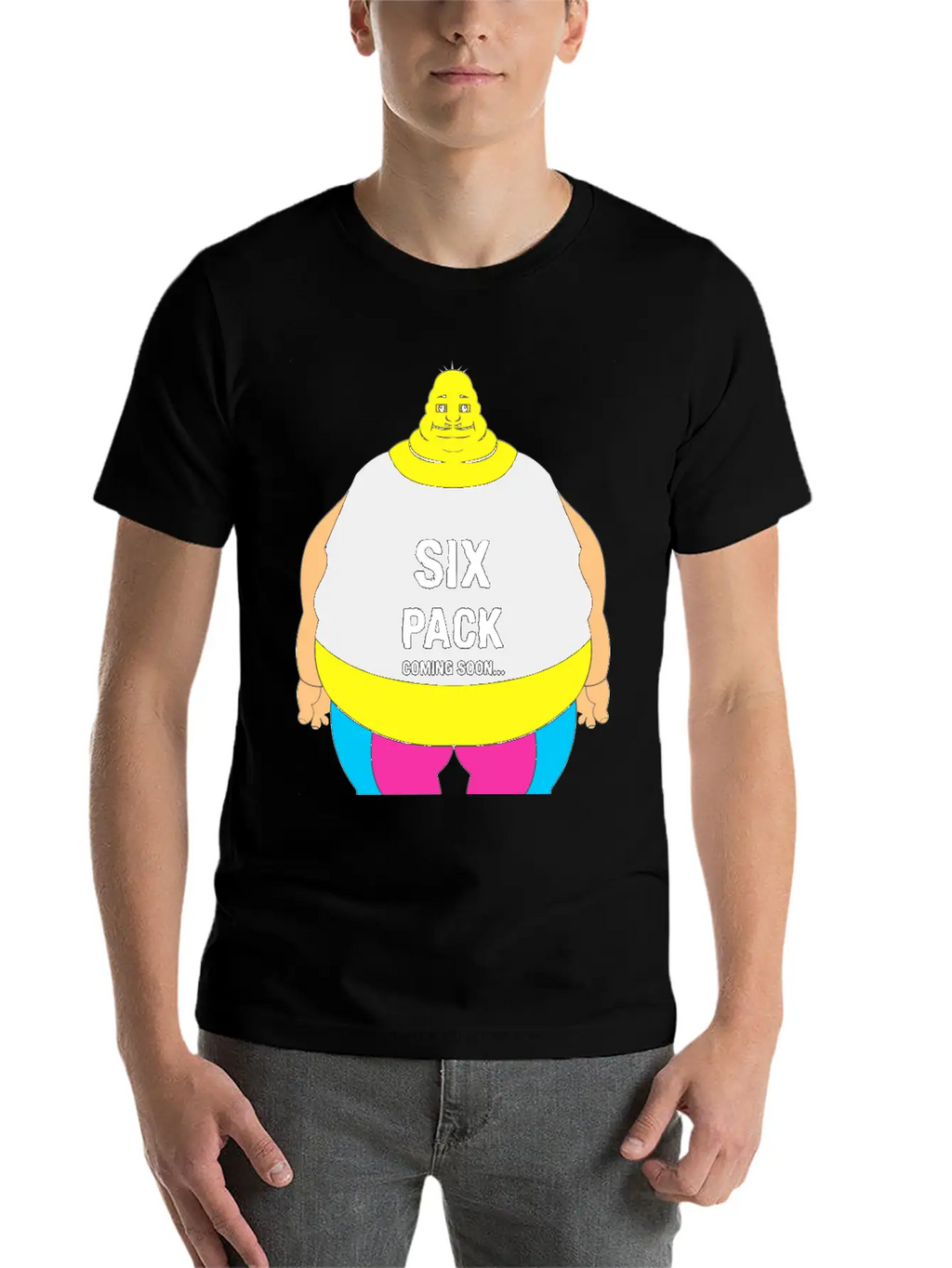 Six Pack Body Basic Graphic T-Shirt – Daily Comfort In Soft Cotton