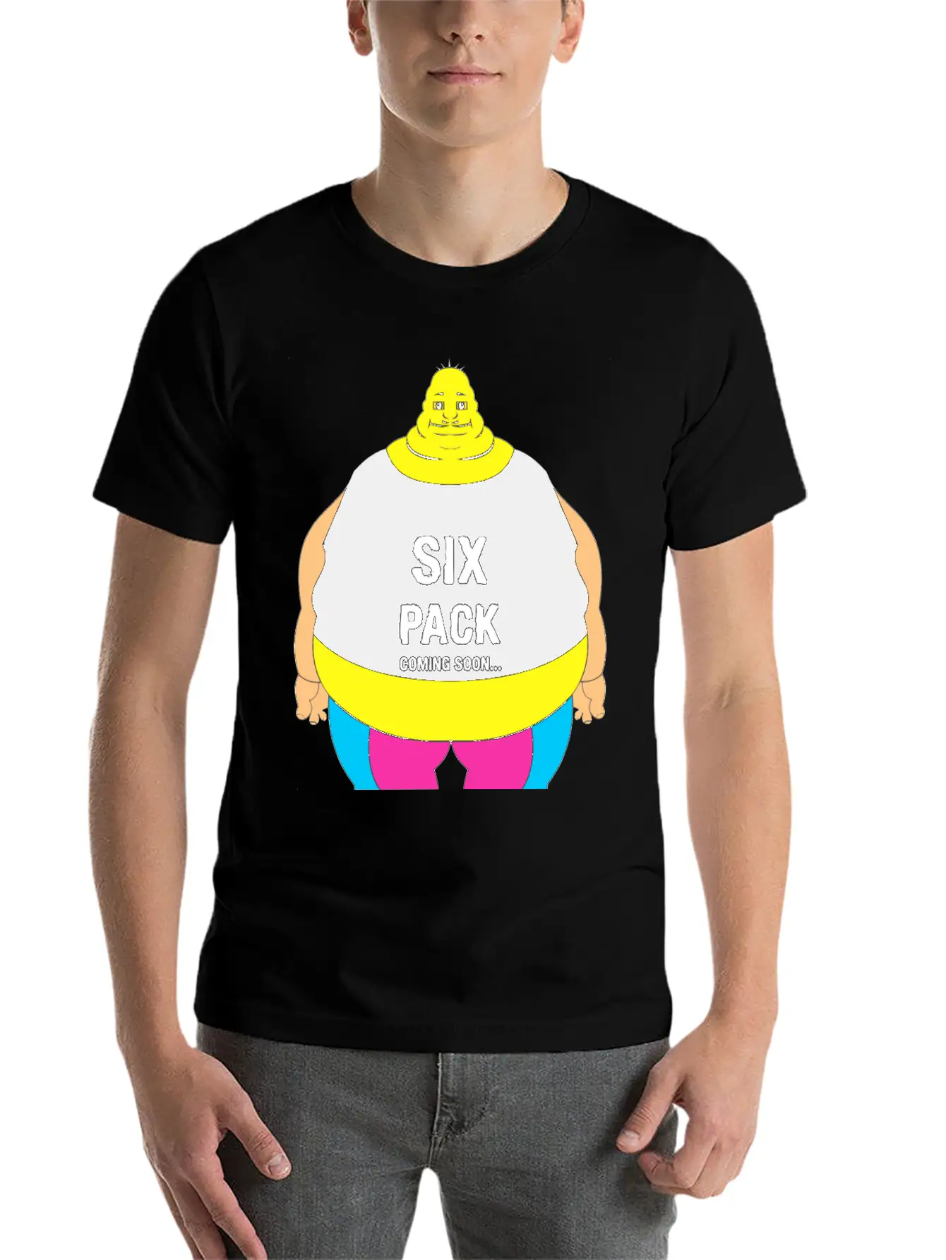 Six Pack Body Basic Graphic T-Shirt – Daily Comfort In Soft Cotton