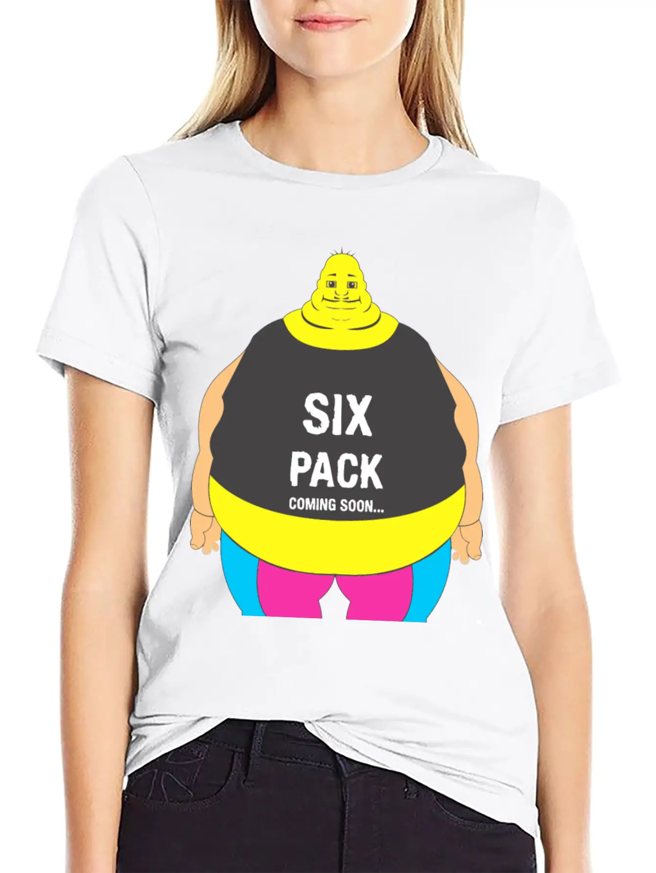 Six Pack Body Basic Graphic T-Shirt – Daily Comfort In Soft Cotton