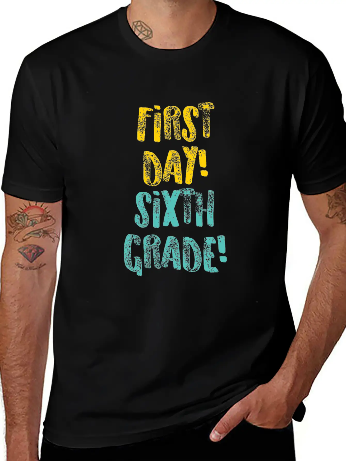 Sixth Grade Sixth Day Light Funny Sixth Grade Gift 6th Teacher Appreciation Relaxed Everyday Tee – Lightweight And Durable Cotton