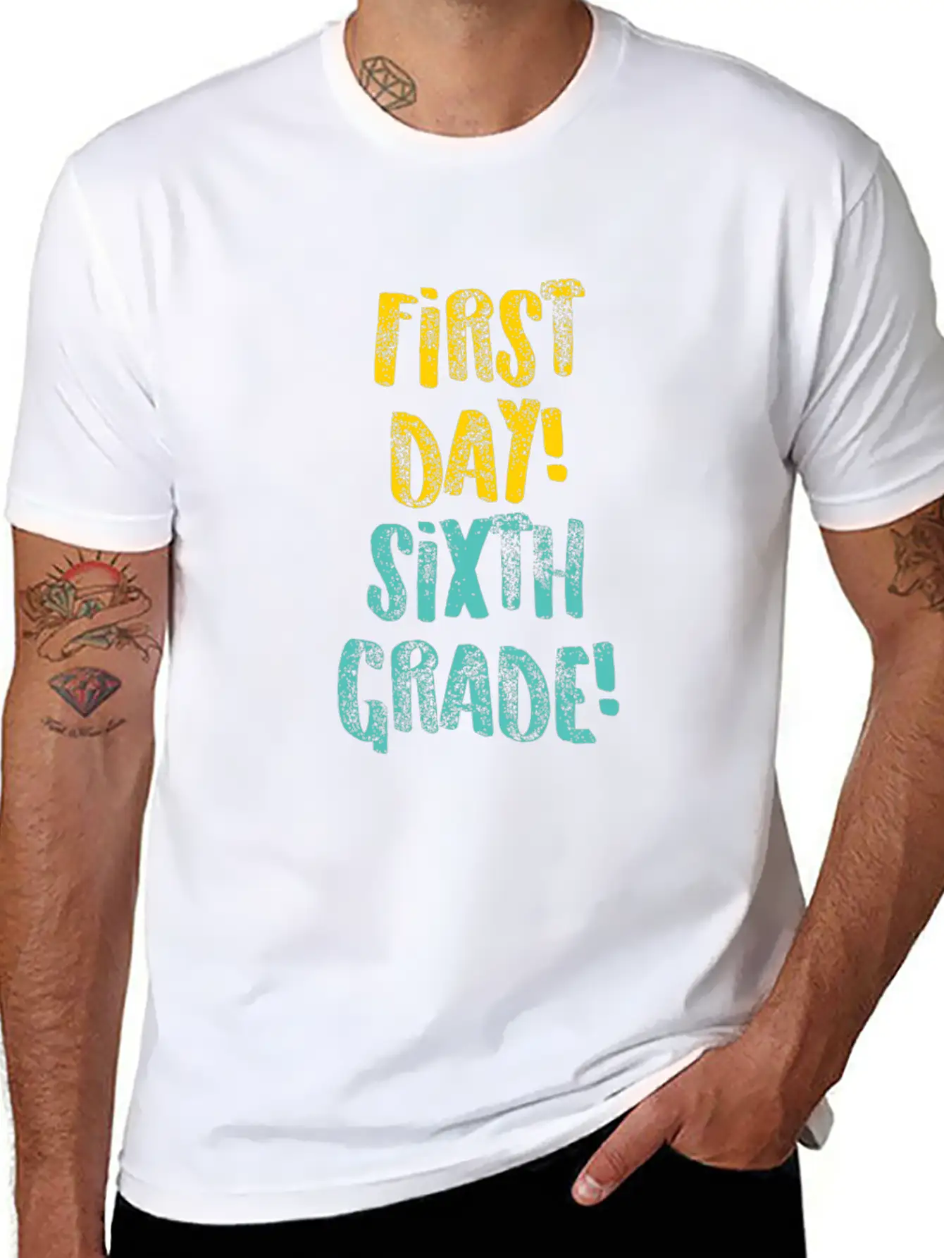 Sixth Grade Sixth Day Light Funny Sixth Grade Gift 6th Teacher Appreciation Relaxed Everyday Tee – Lightweight And Durable Cotton
