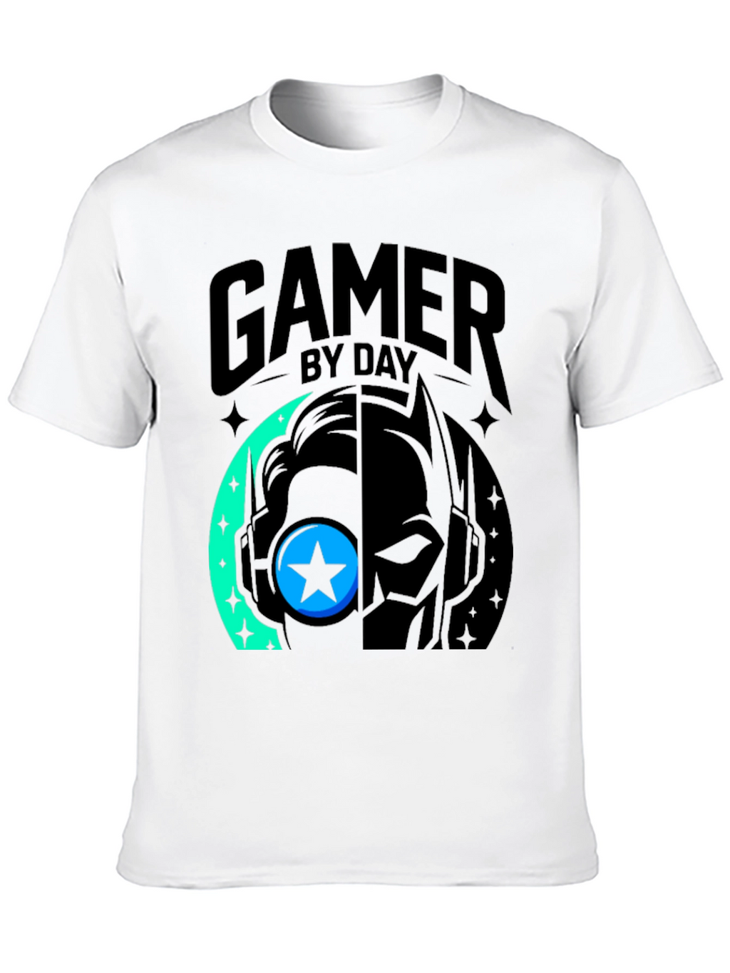 Gamer By Day Black Graphic Tee