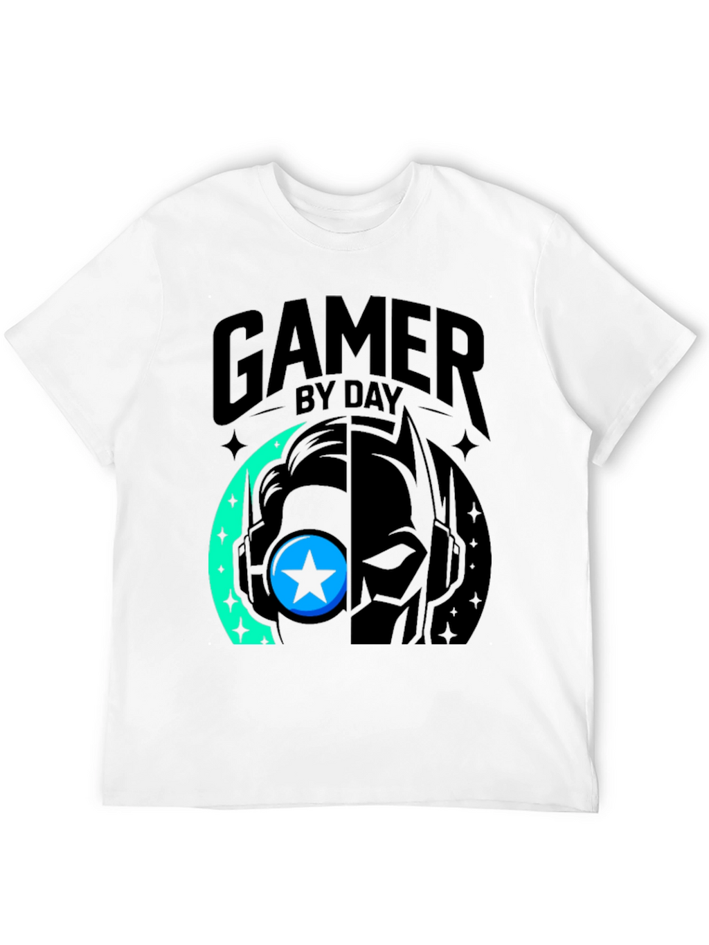 Gamer By Day Black Graphic Tee